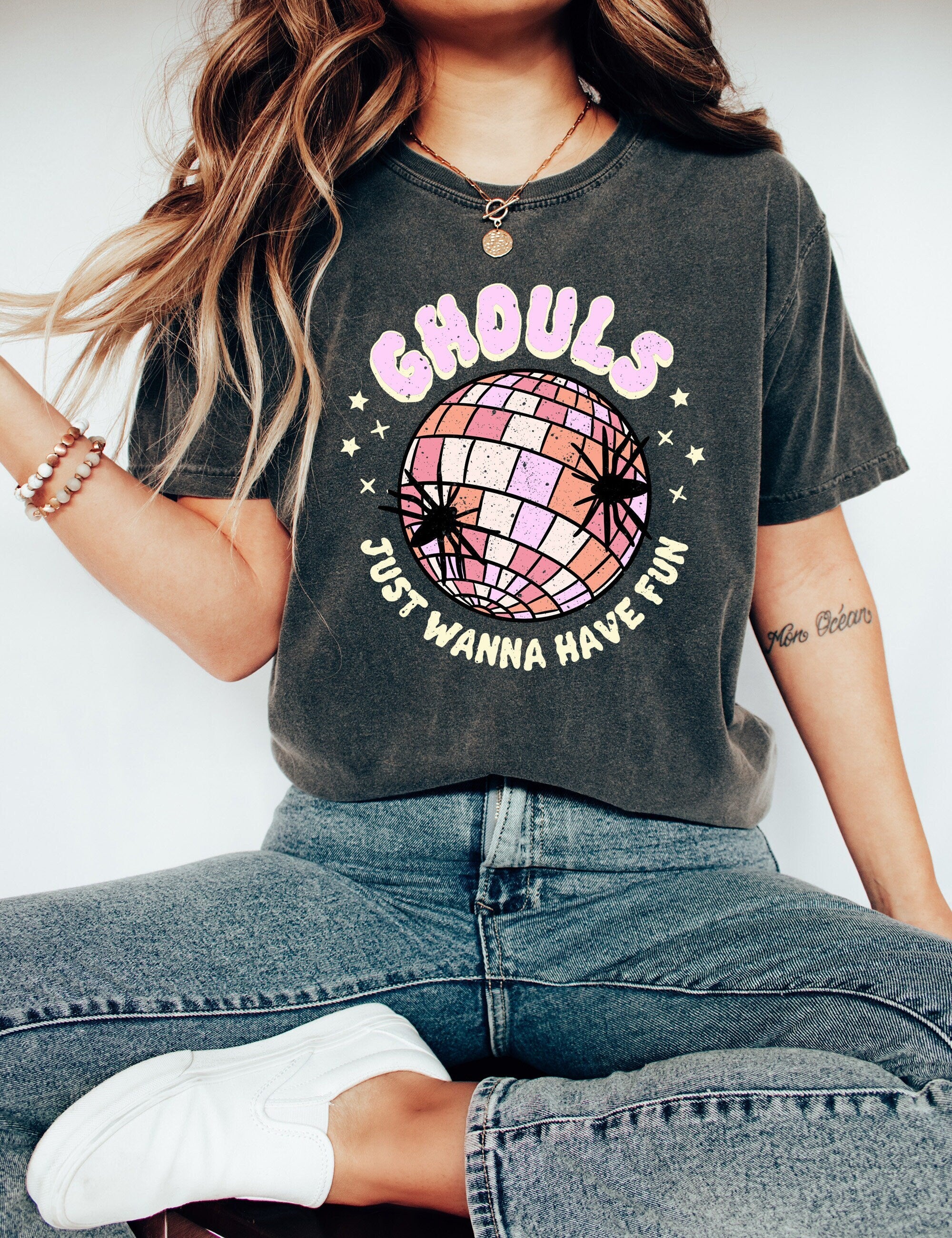 Retro Halloween Comfort Colors shirt, Ghouls Just Wanna Have Fun Shirt, Ghouls Night Out Shirt, Witch Shirt, Retro Fall Shirt, Fall Shirt