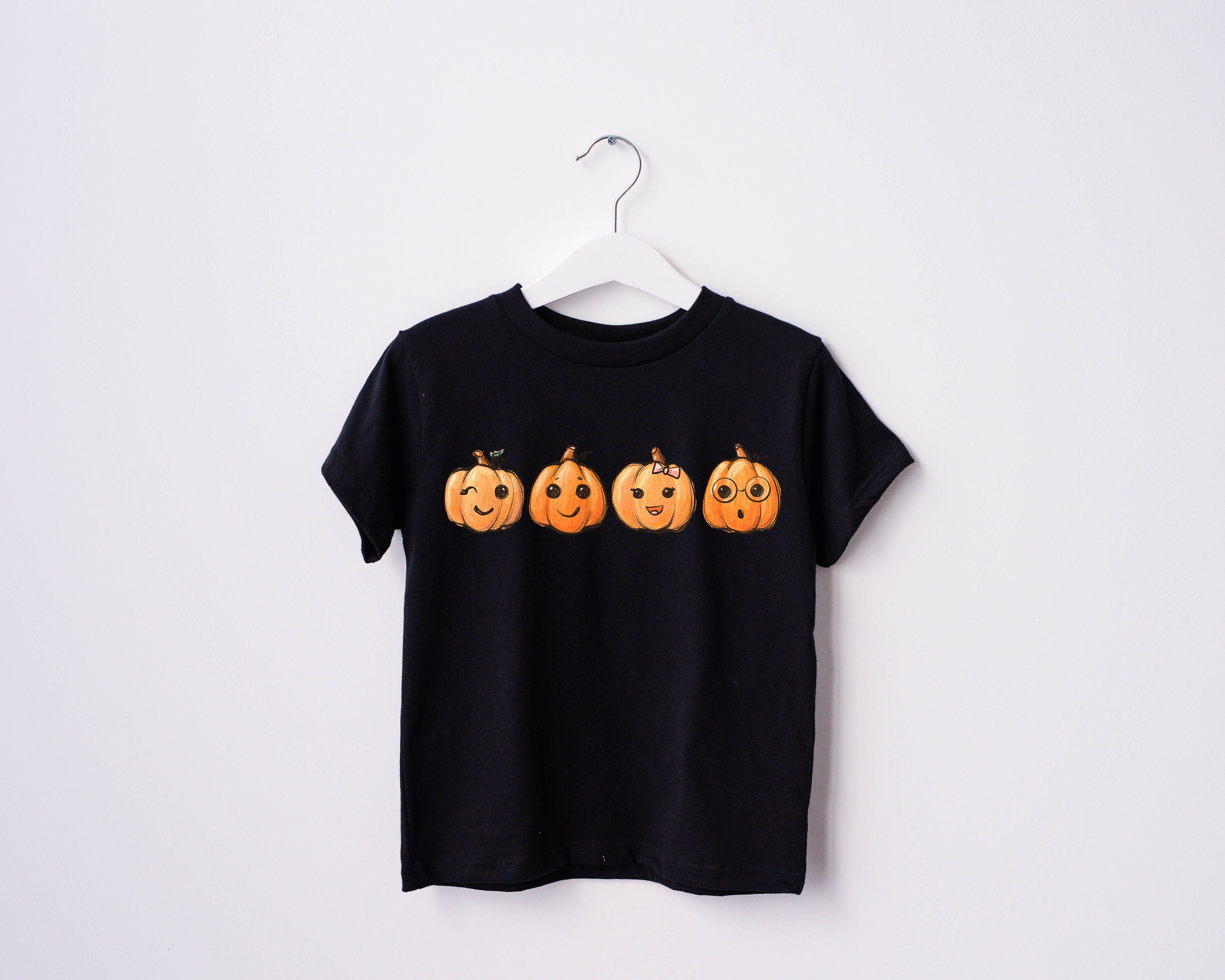Little Baby Pumpkins Halloween, Pumpkin Season Toddler Tee, Cute Fall Girls Shirt, Toddler Youth Fall Tee, Retro Cute Vintage Bodysuit