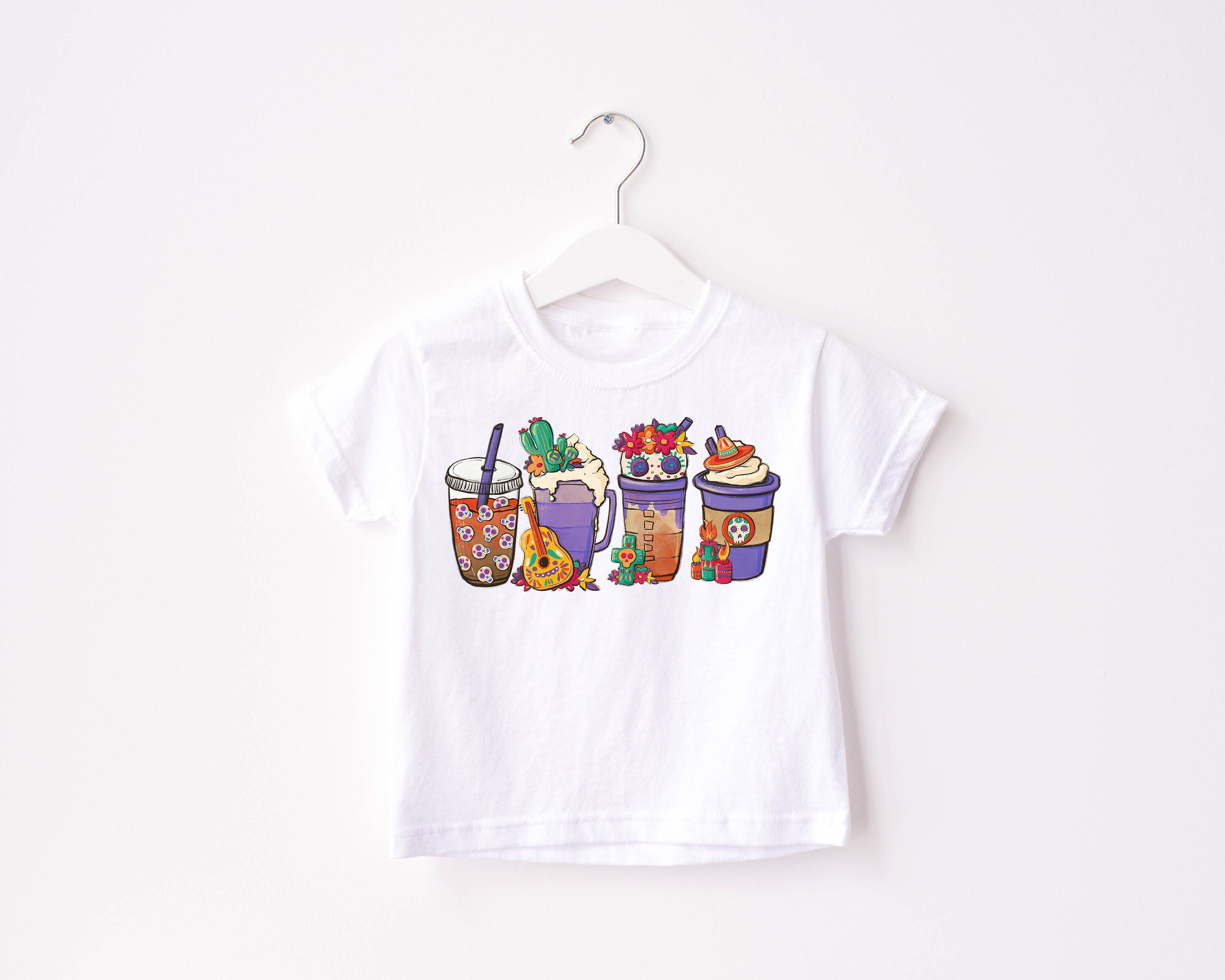 Day Of The Dead Ice Coffee Halloween, Pumpkin Season Toddler Tee, Cute Fall Girls Shirt, Toddler Youth Fall Tee, Retro Cute Vintage Bodysuit