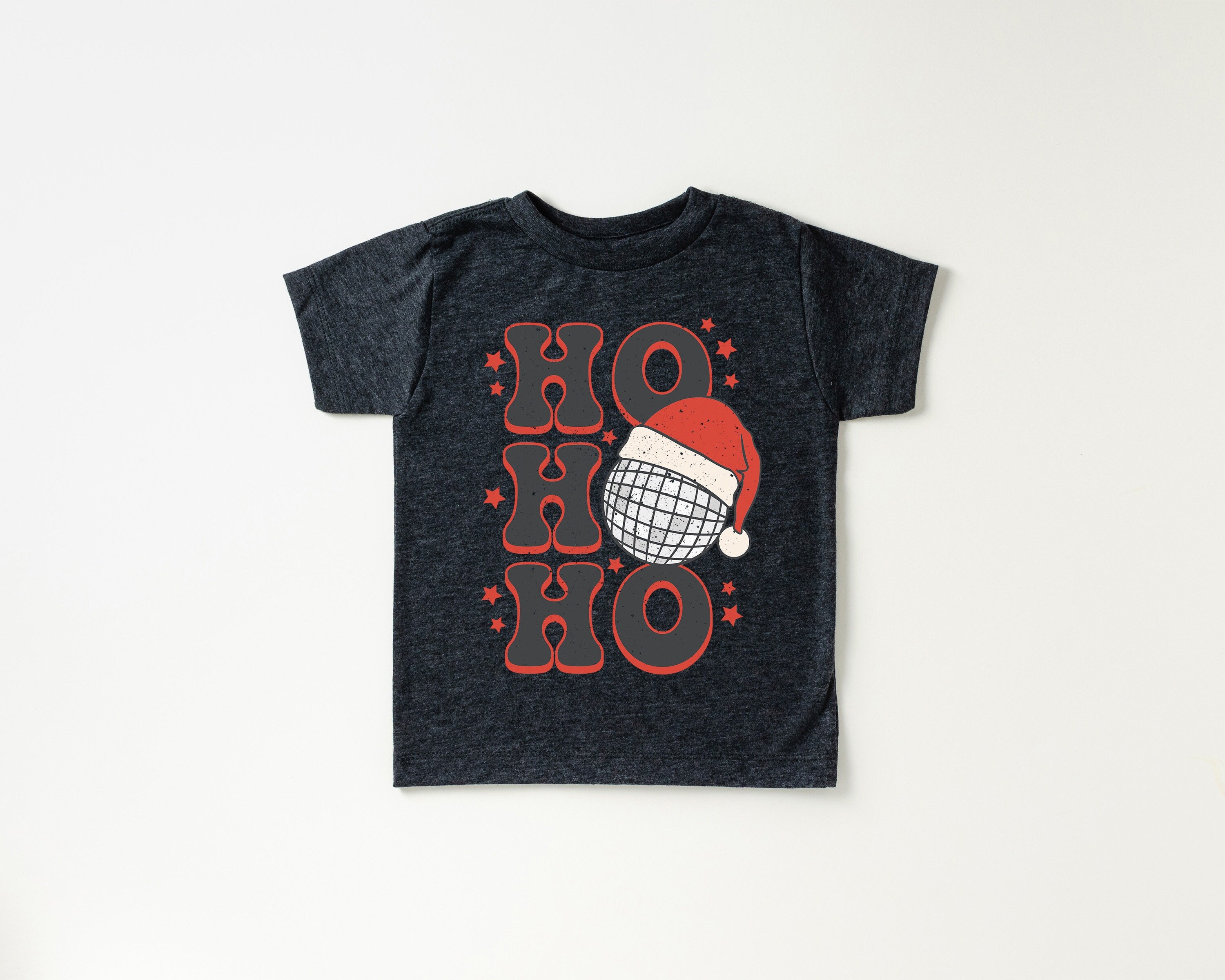 Ho Ho New Years Eve Toddler Tee, Christmas Season Shirt, Cute Holiday Girls Shirt, Toddler Youth Santa Tee, Retro Boho Cute Vintage Bodysuit