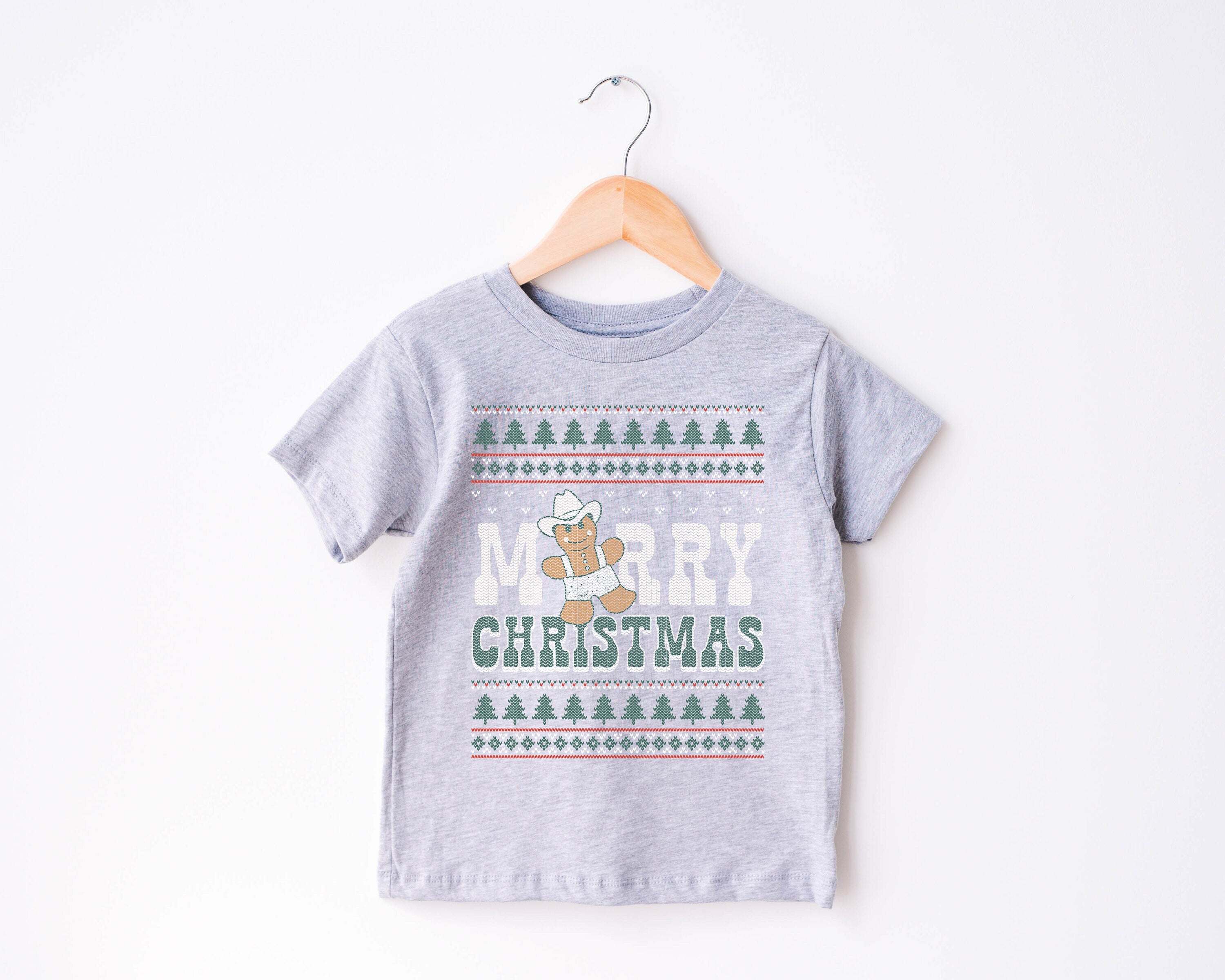 Merry Christmas Western Toddler, Christmas Season Shirt, Cute Holiday Girls Shirt, Toddler Youth Santa, Ugly Sweater Cute Vintage Bodysuit