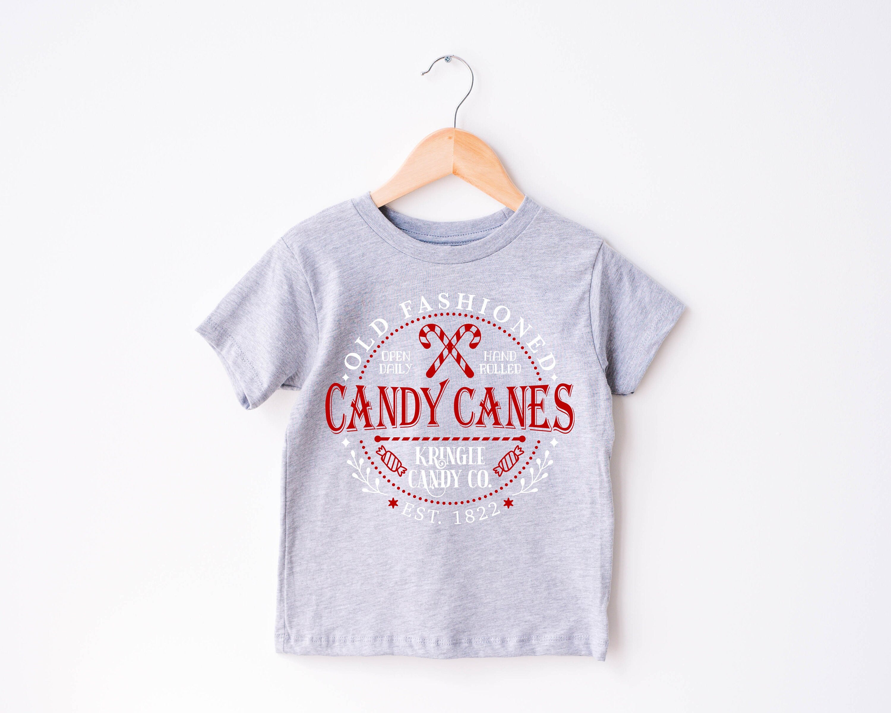 Candy Canes Lover Toddler Tee, Christmas Season Shirt, Cute Holiday Girls Shirt, Toddler Youth Santa Tee, Retro Boho Cute Vintage Bodysuit