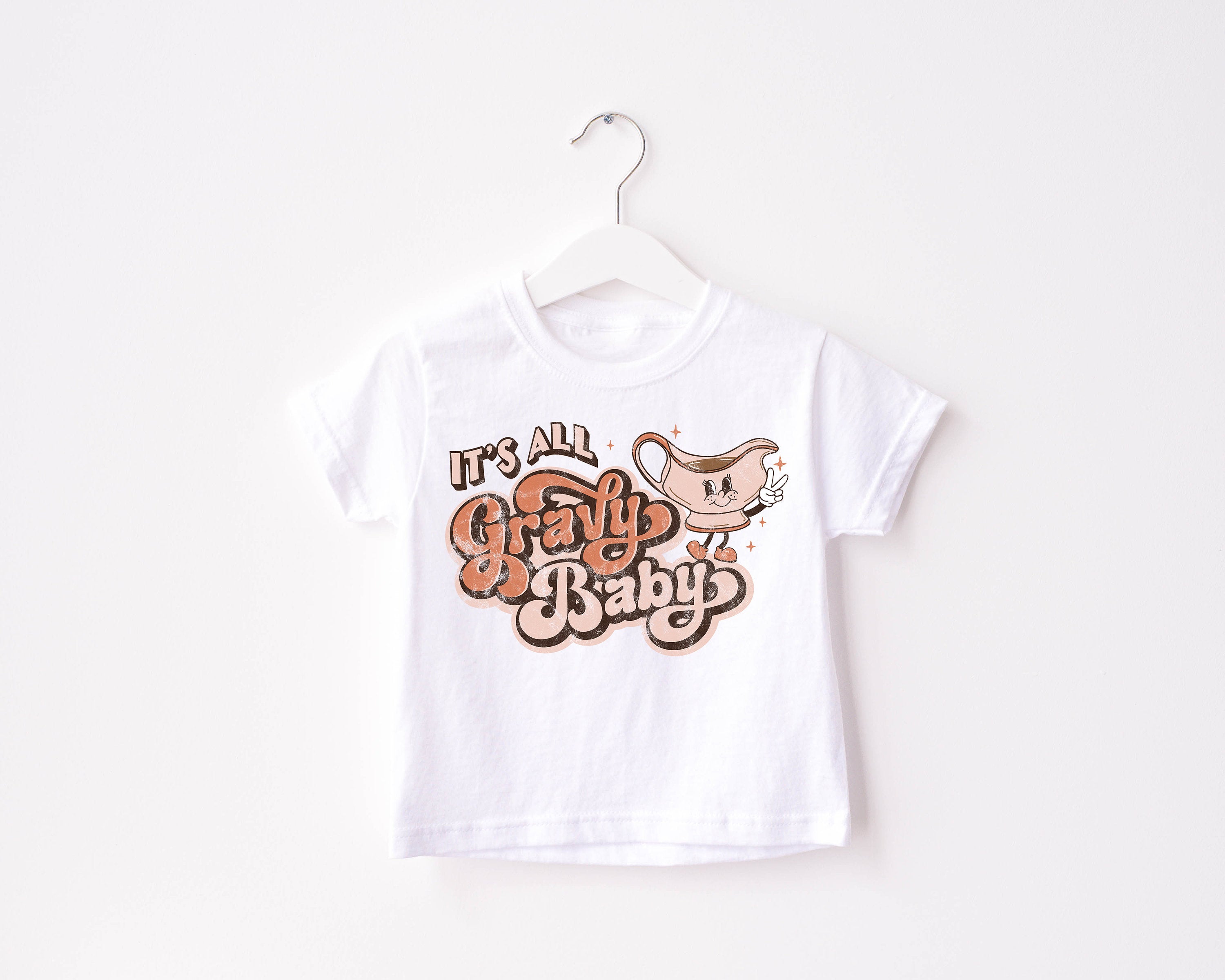 Pumpkin Season Toddler Shirt, Cute Fall Girls Shirt, Toddler Youth Fall Tee, Retro Boho Cute Vintage Bodysuit, Its All Gravy Baby Infant Tee