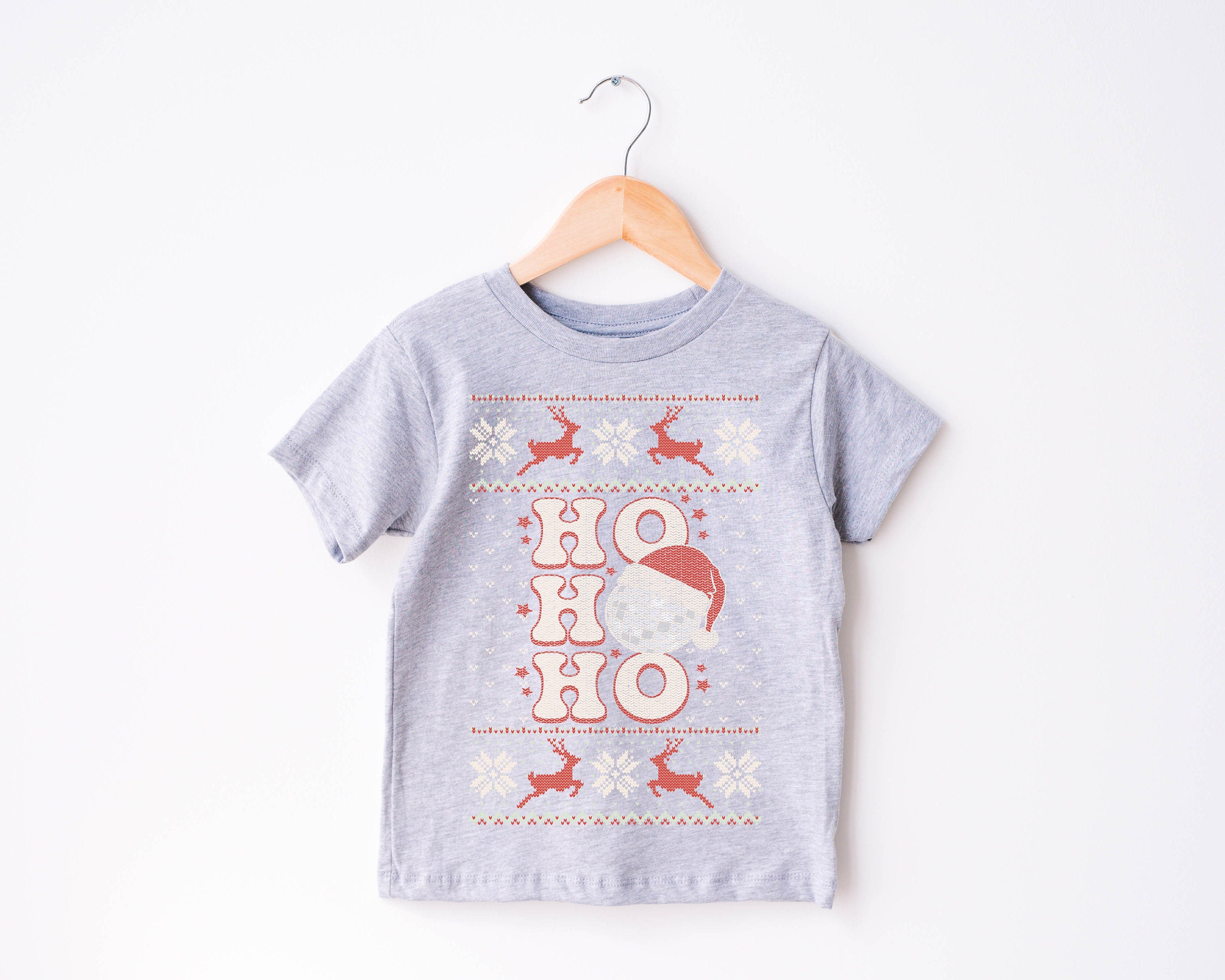 Ho Ho New Years Eve Toddler Tee, Christmas Season Shirt, Cute Holiday Girls Shirt, Toddler Youth Santa, Ugly Sweater Cute Vintage Bodysuit