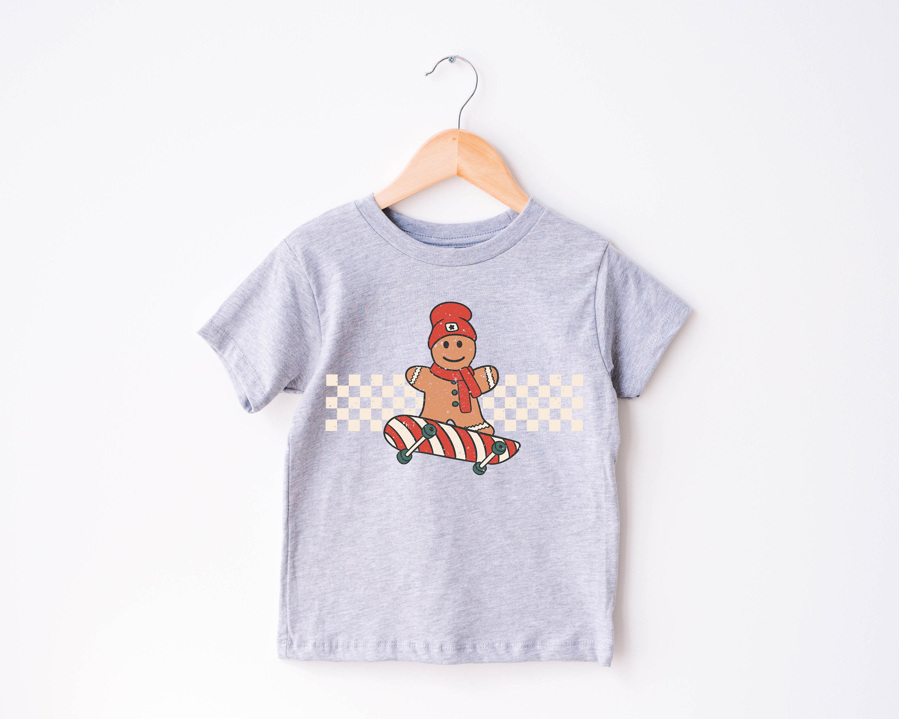 Rollin With My Doughmies Toddler Christmas Season Shirt, Cute Holiday Girls Shirt, Toddler Youth Santa Tee, Retro Boho Cute Vintage Bodysuit