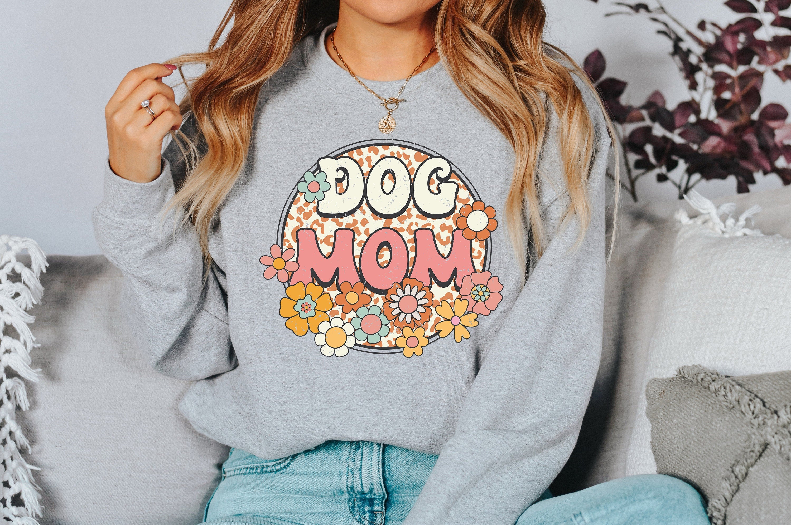 Dog Mom Sweater, Dog Mom Sweatshirt, New Dog Mom, Proud Puppy Mama, Mothers Day Gift, Golden Retriever Mom, Anti Social Dog Mom Club