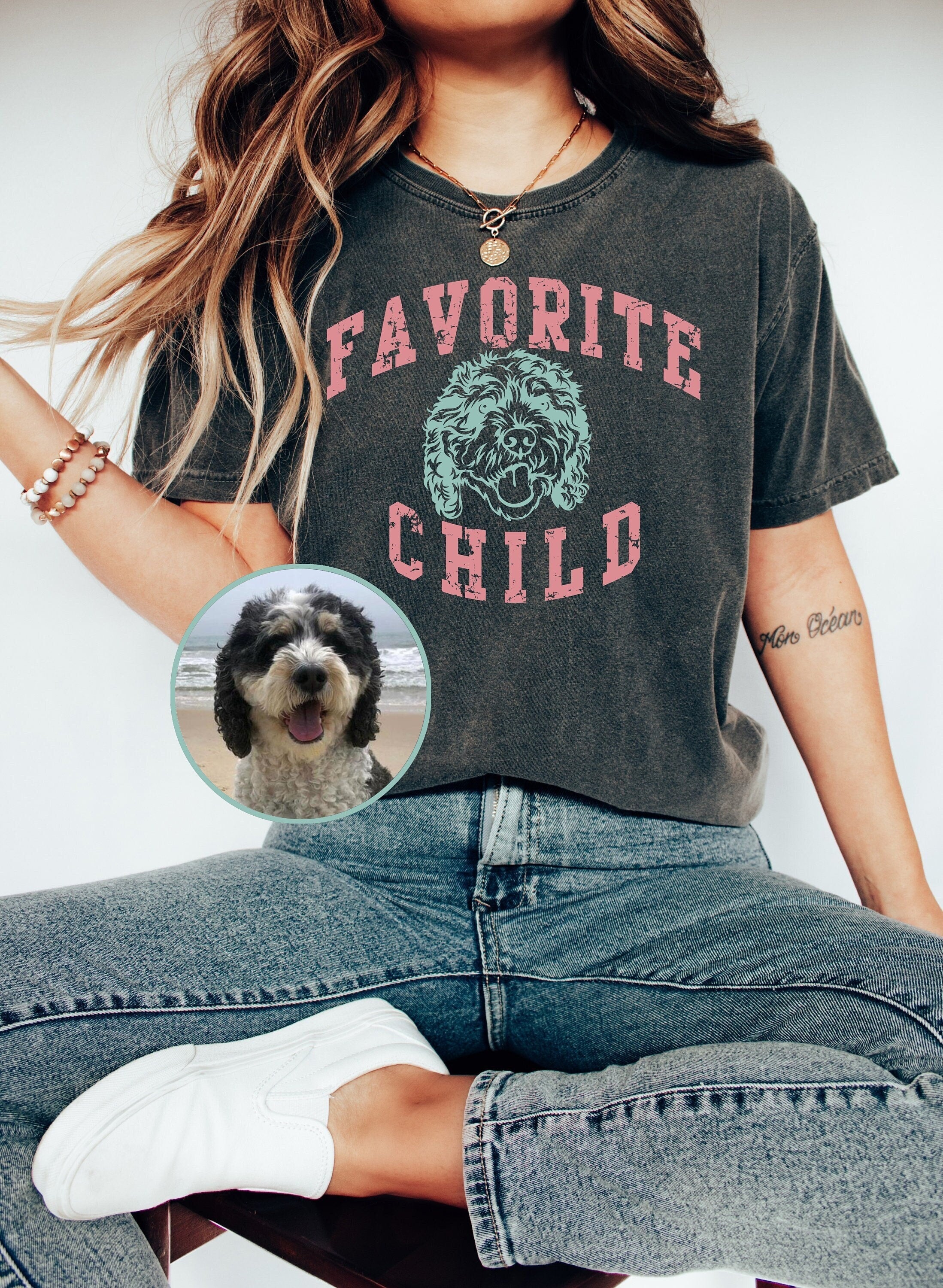 Custom Dog Shirt, Custom Golden Retriever shirt, Doodle Mom, Golden Doodle, custom dog, Dog Shirt, Dog mom Shirt, Mamas Favorite Child