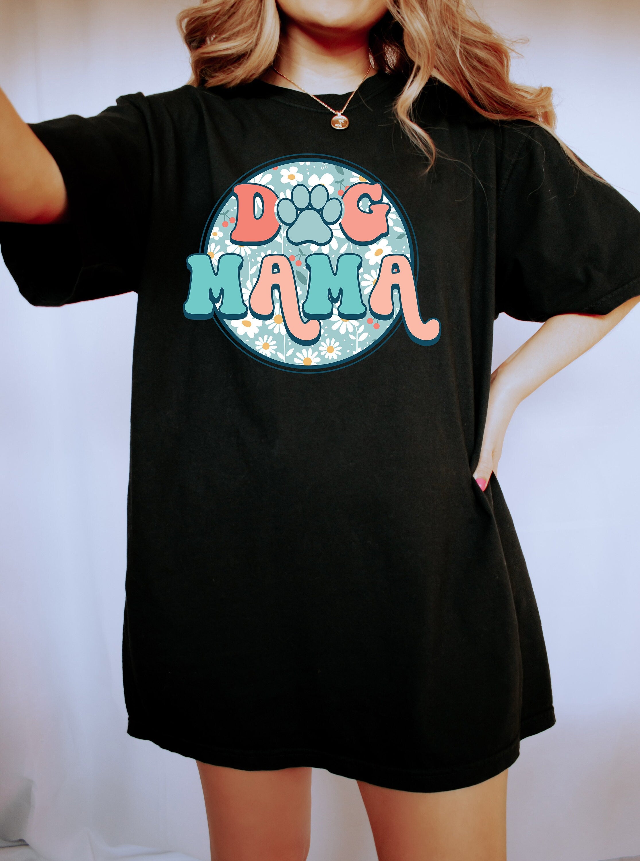 Comfort Colors Tee, Dog Mom Shirt, New Dog Mom Shirt, Proud Puppy Mama, Mothers Day Gift, Golden Retriever Mom, Girl Mama, Dogs Over People
