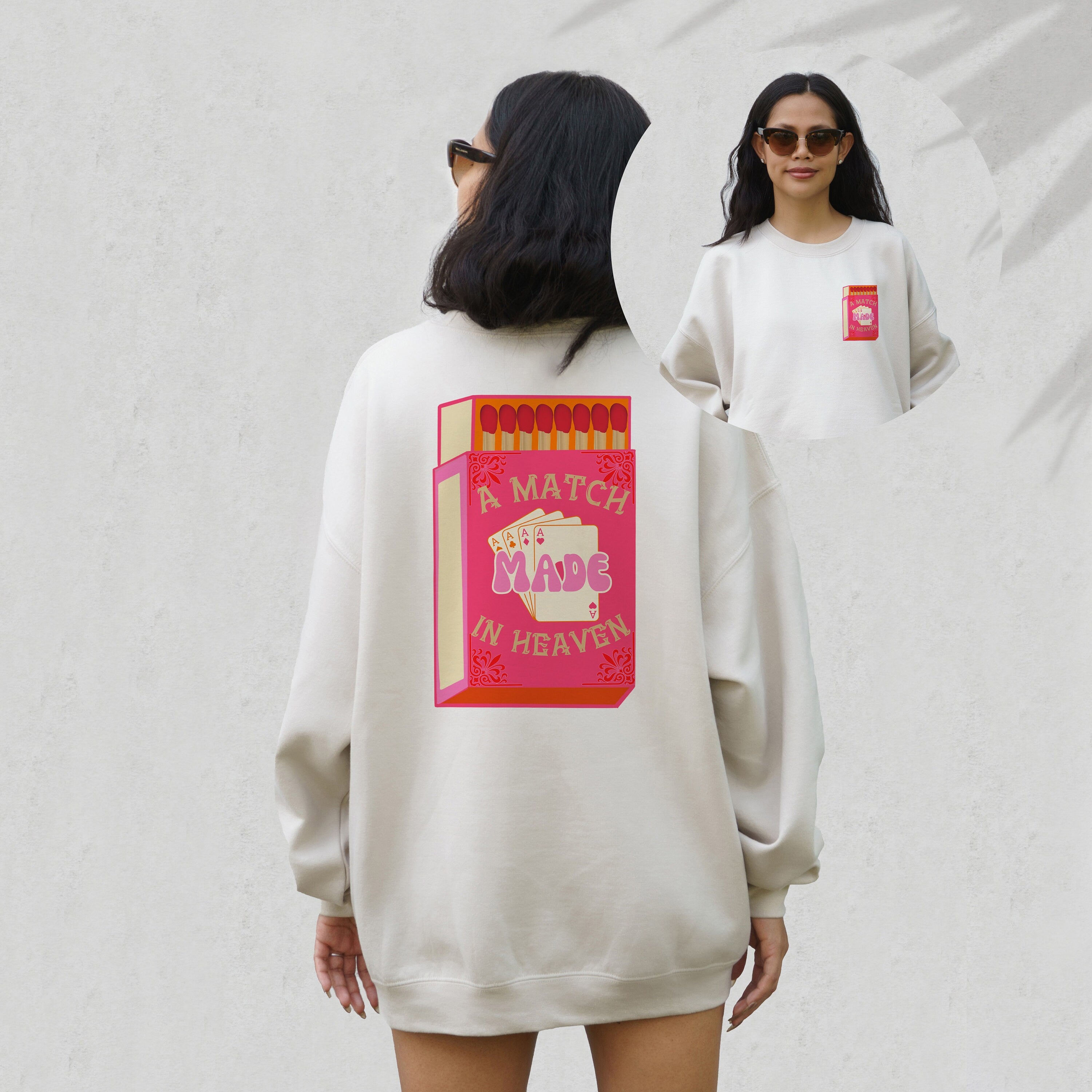 Bride crewneck Sweatshirt, Wedding Engagement Gift, Match Made in Heaven Sweatshirt, Bridal Shower Bachelorette Gift, Mrs. Fiance Wife shirt