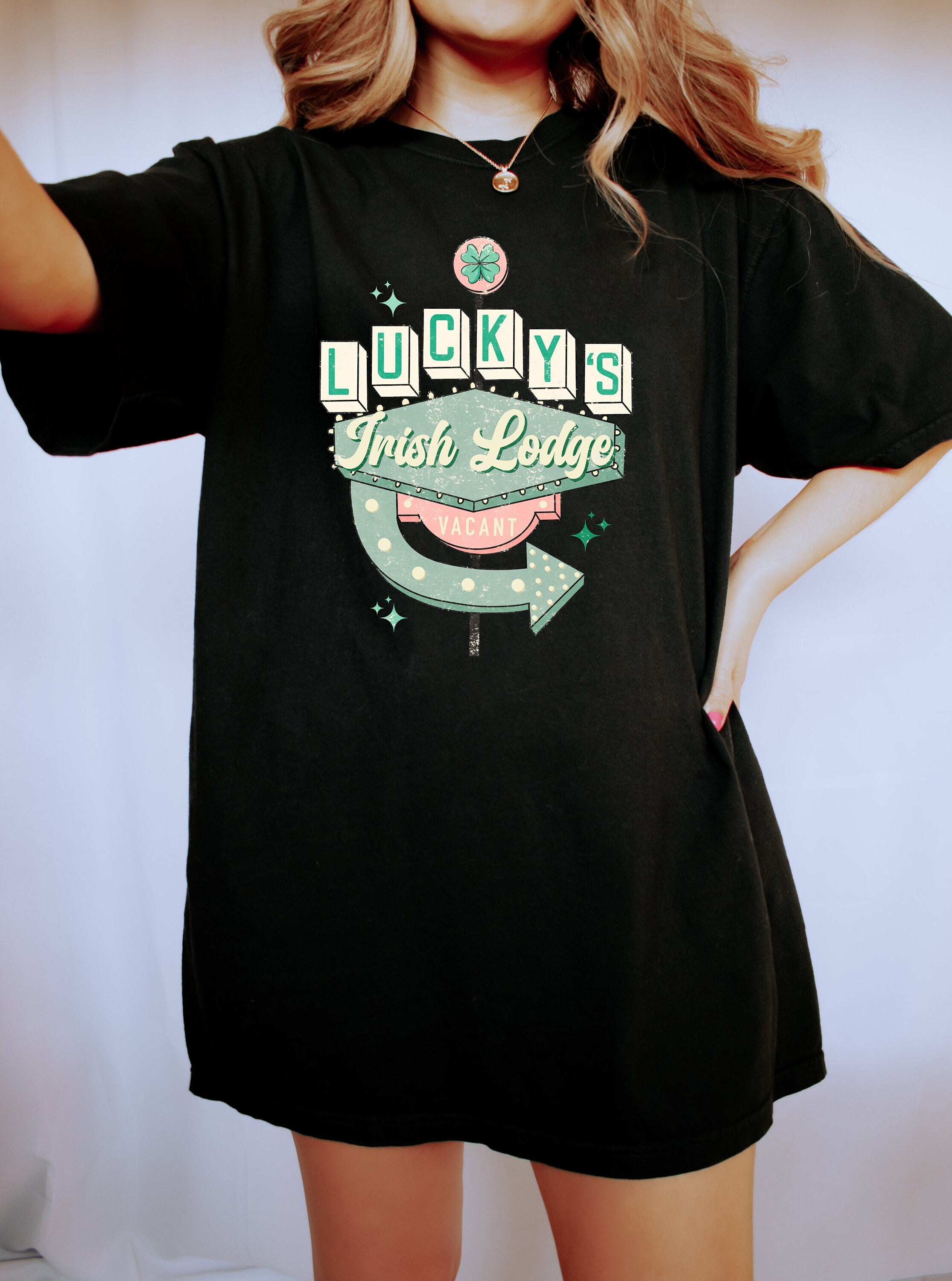 Retro St Patty's Day Comfort Colors Shirt, Luckys Irish Inn, Vintage St Patrick's Day Shirt, Day Drinking Shirt, Retro Shirt, Lucky Shirt