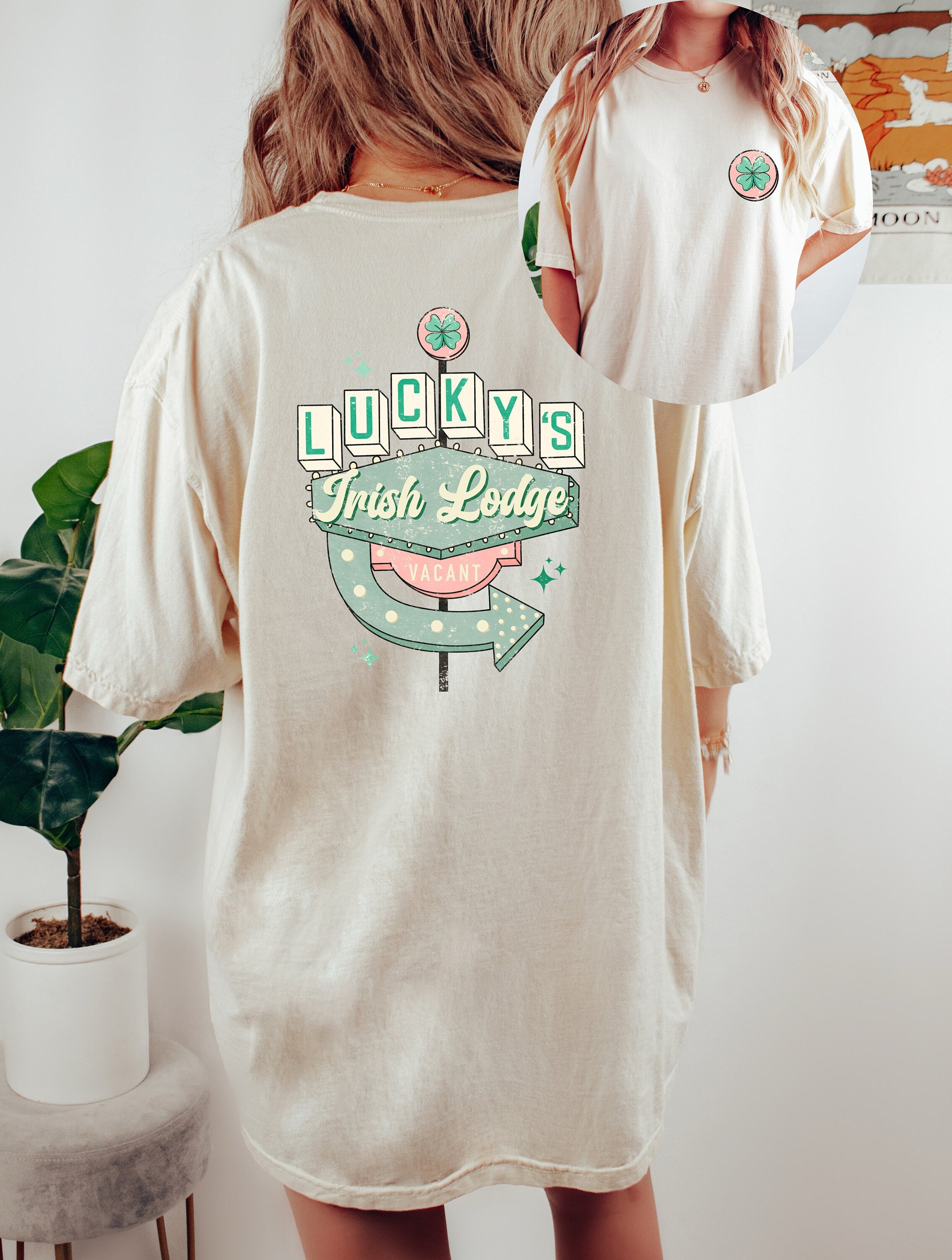Retro St Patty's Day Comfort Colors Shirt, Luckys Irish Inn, Vintage St Patrick's Day Shirt, Day Drinking Shirt, Retro Shirt, Lucky Shirt