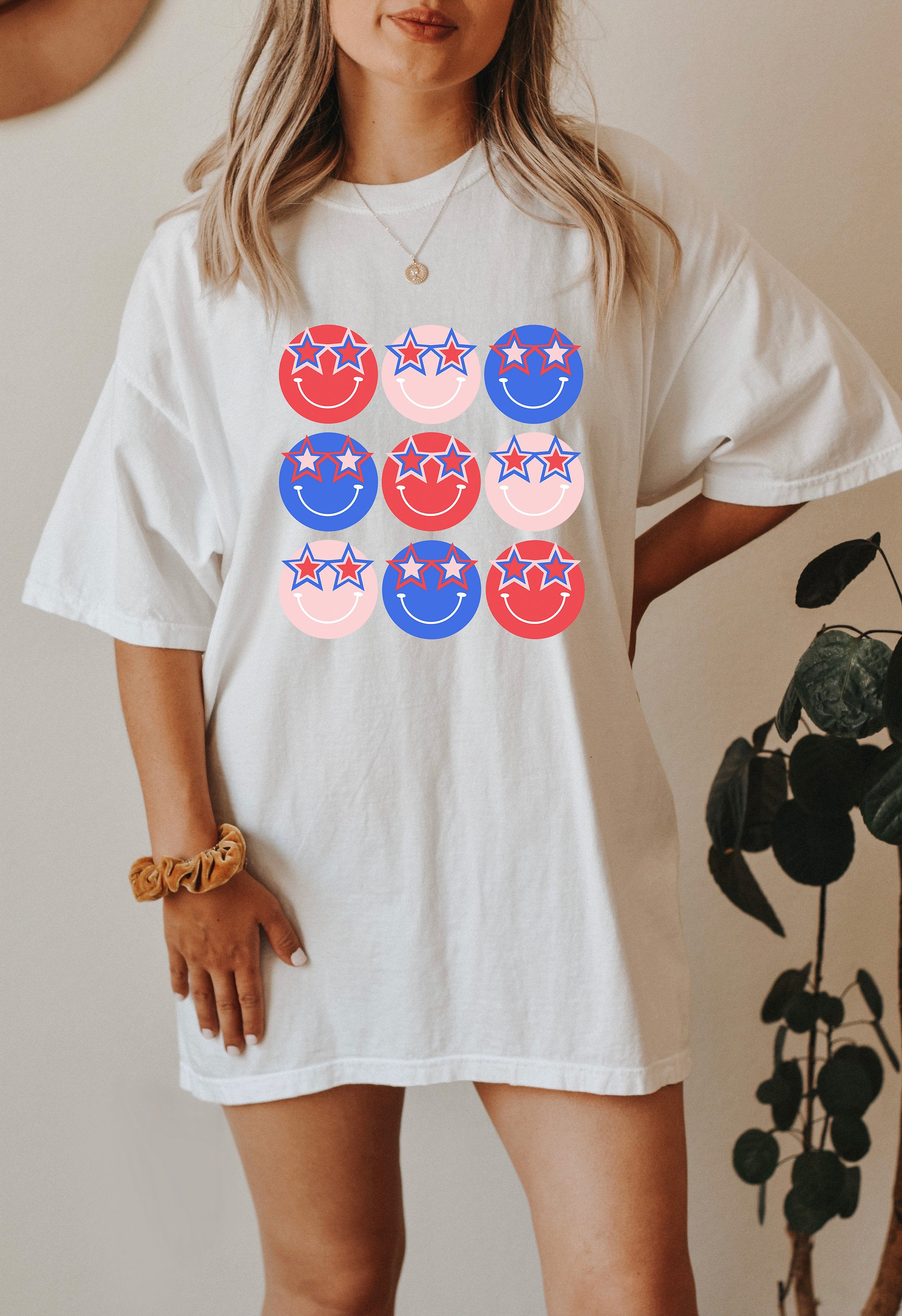 Retro Smiley America USA shirt,4th of July tee,Retro funny fourth shirt, Womens 4th of July Tee,America Patriotic Shirt, Independence Merica