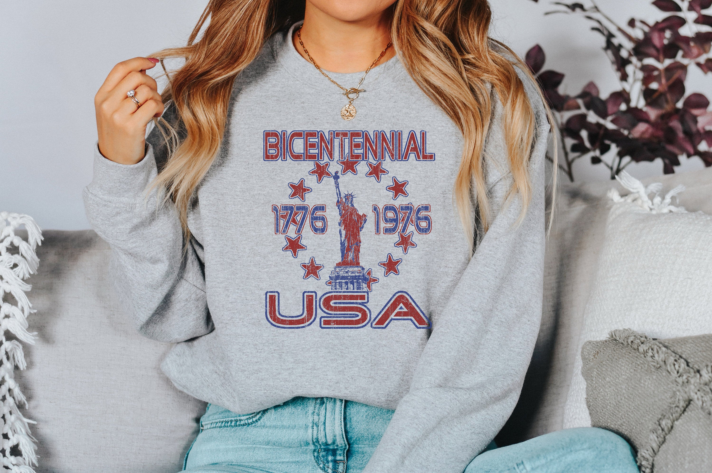 Retro Fourth of July Sweatshirt, American Babe, 4th of July Sweater, America Pullover, Womens Sweatshirt, Independence Day, Patriotic
