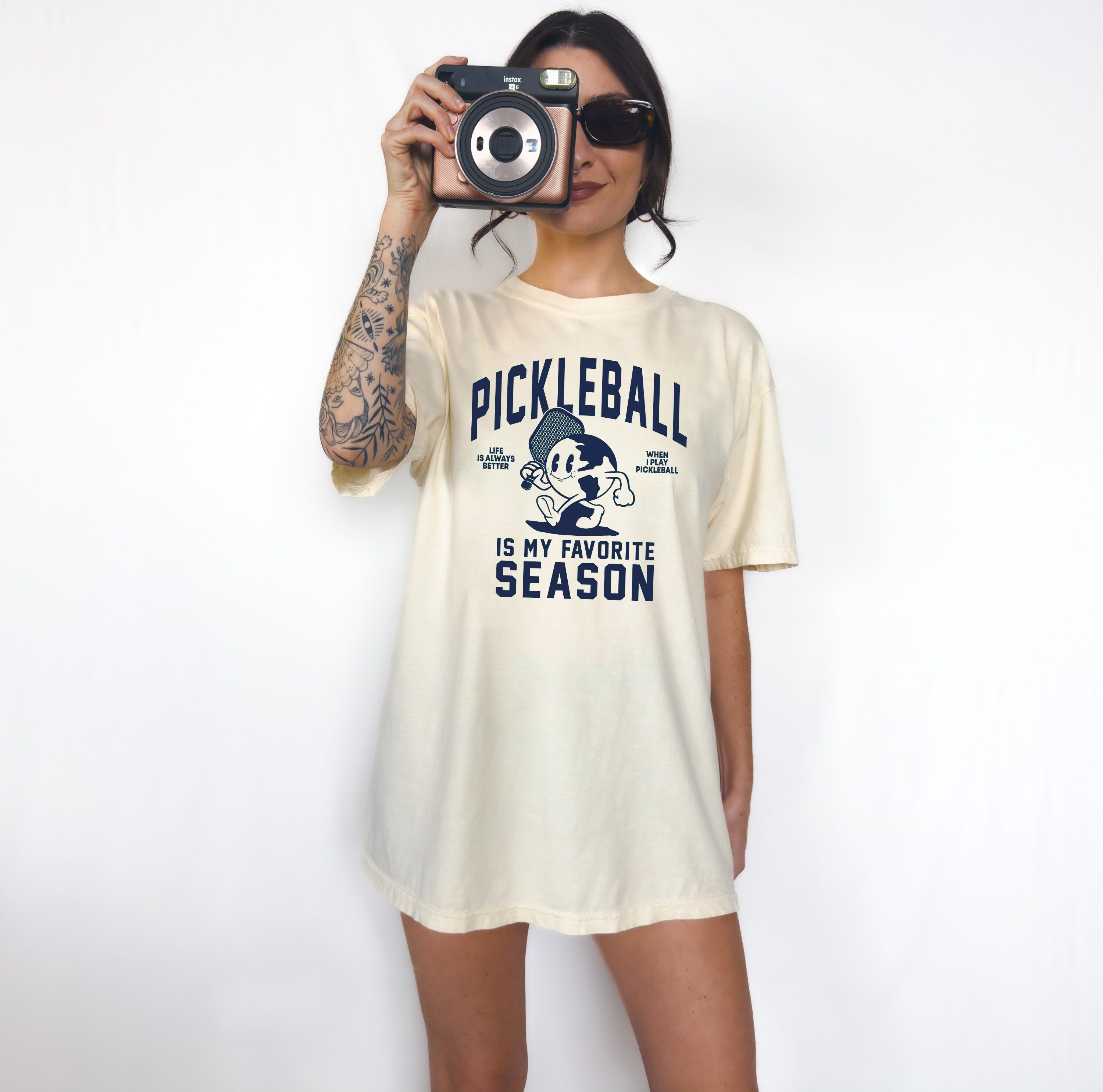 Retro Comfort Colors Tee, Pickleball , Summer, Sports Shirt, Pickleball Biggest Fan, Pickleball Player, Pickleball Tshirt, Pickleball Season