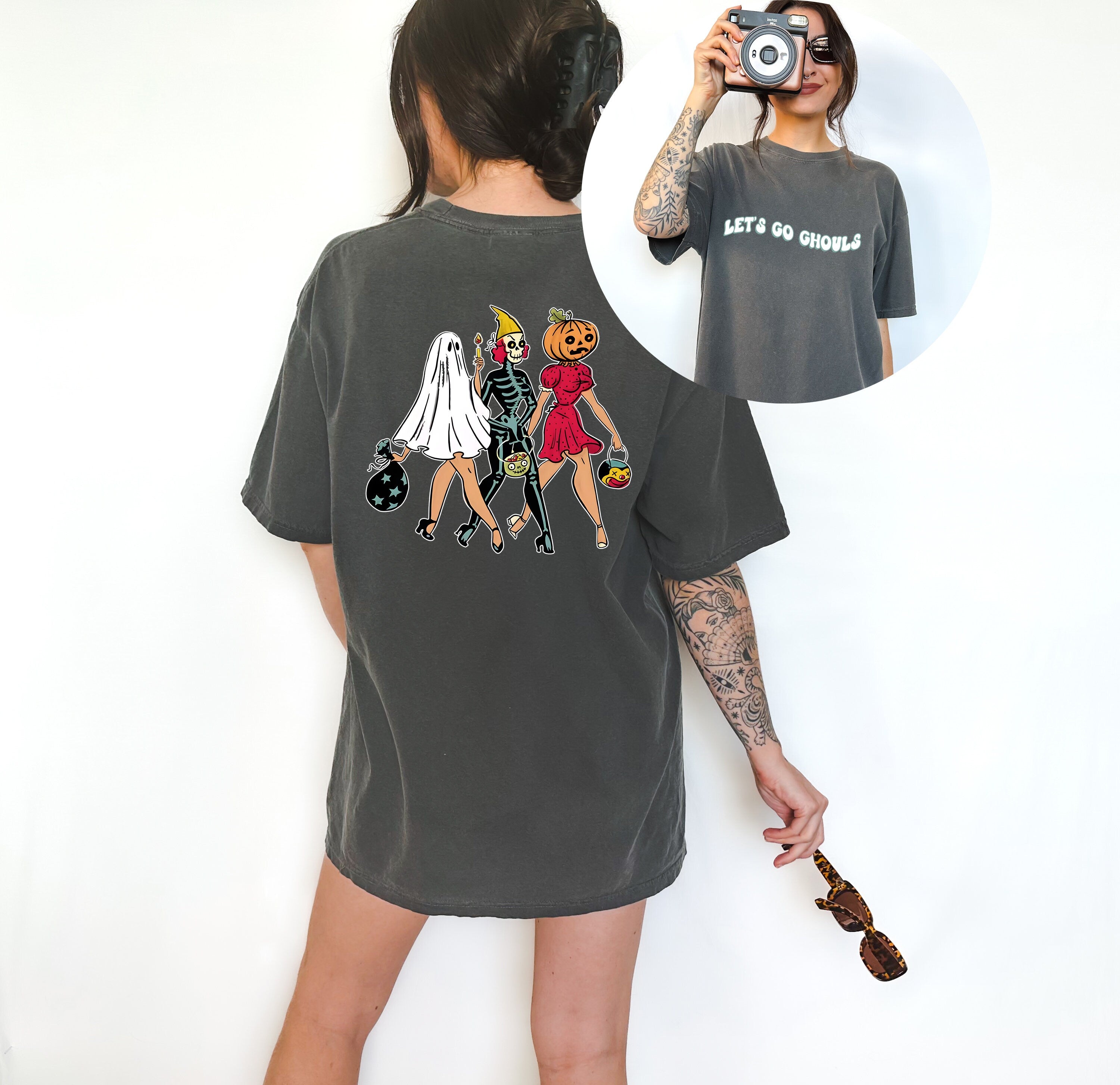 Retro Halloween Comfort Colors shirt, Let's Ghouls, Ghouls Night Out Shirt, Witch Shirt, Retro Fall Shirt, Fall Shirt, Funny Halloween Shirt