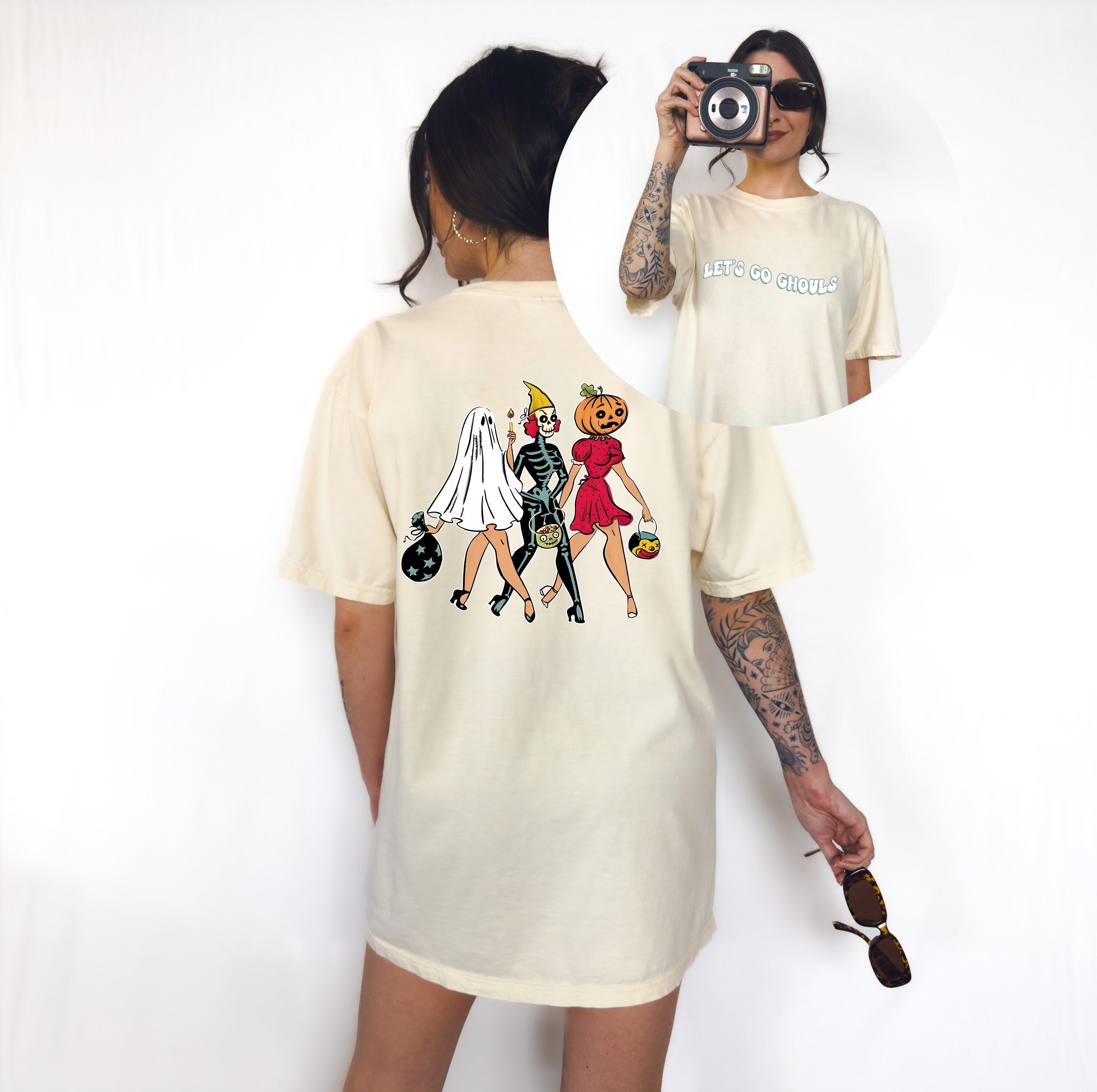 Retro Halloween Comfort Colors shirt, Let's Ghouls, Ghouls Night Out Shirt, Witch Shirt, Retro Fall Shirt, Fall Shirt, Funny Halloween Shirt