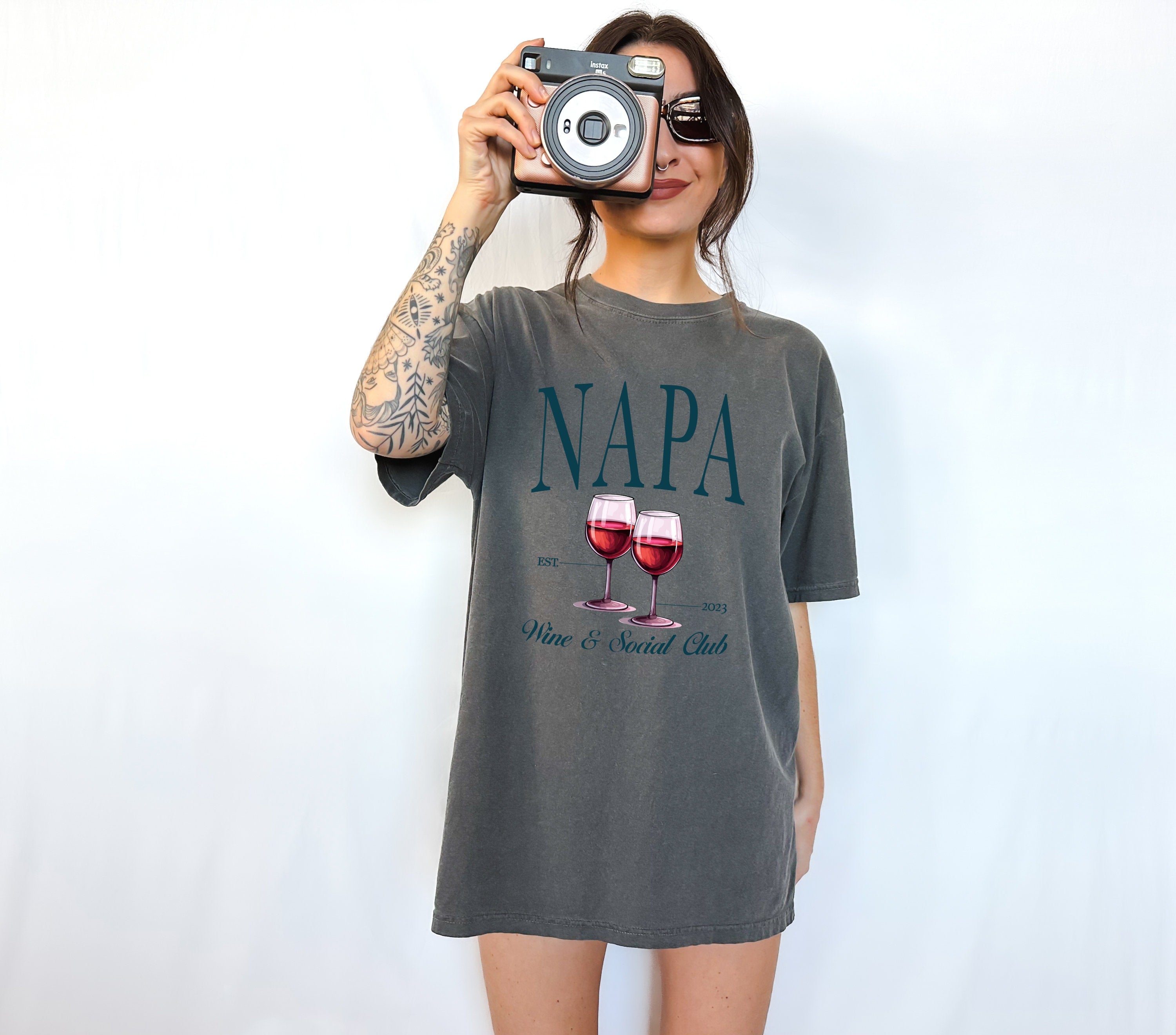 Custom Retro Bachelorette Party Comfort Colors Shirt, Napa Valley Shirt, Vintage MOH Shirt, Custom Wine Social Club Shirt, Custom City