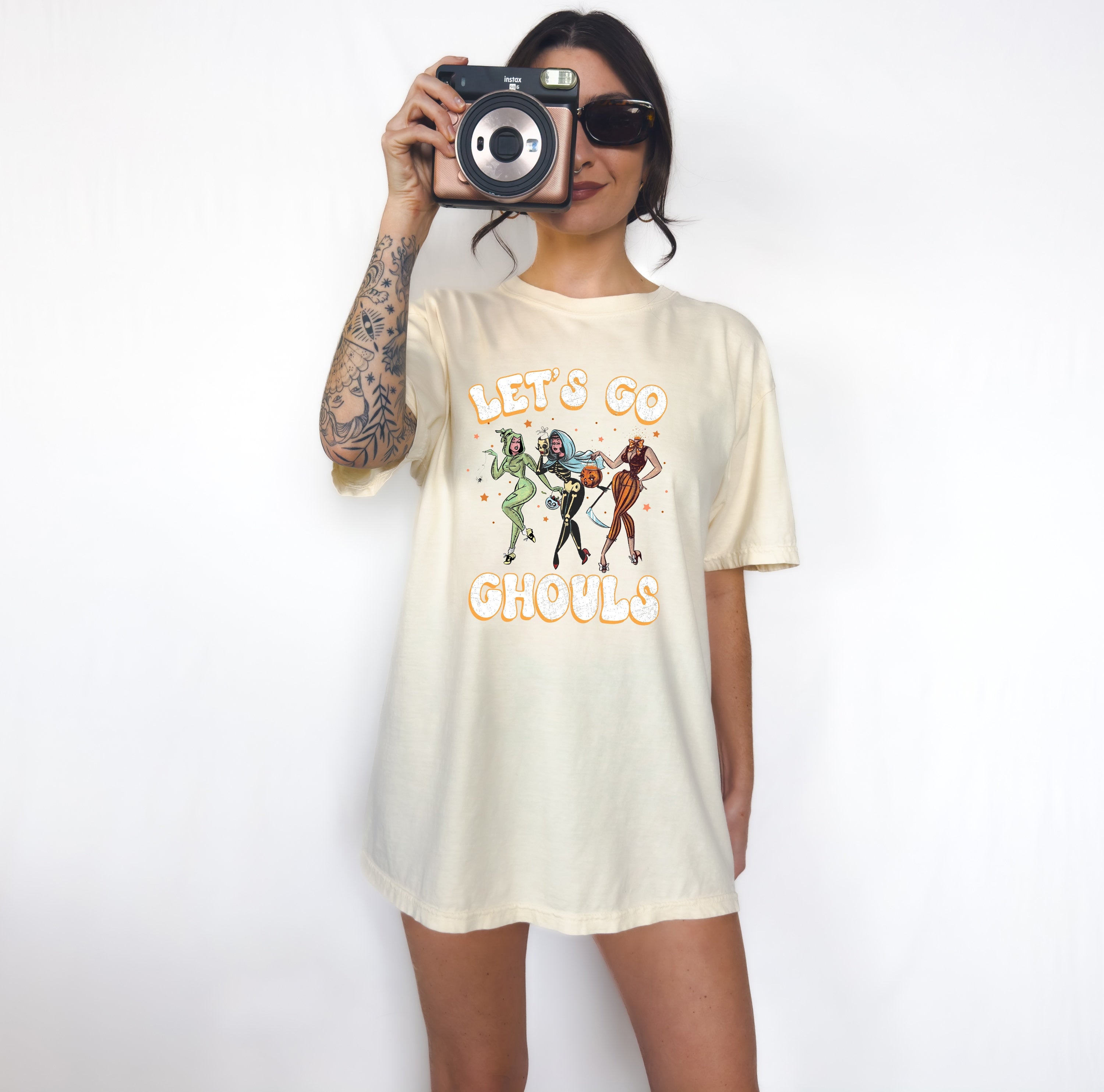 Retro Halloween Comfort Colors shirt, Let's Ghouls, Ghouls Night Out Shirt, Witch Shirt, Retro Fall Shirt, Fall Shirt, Funny Halloween Shirt