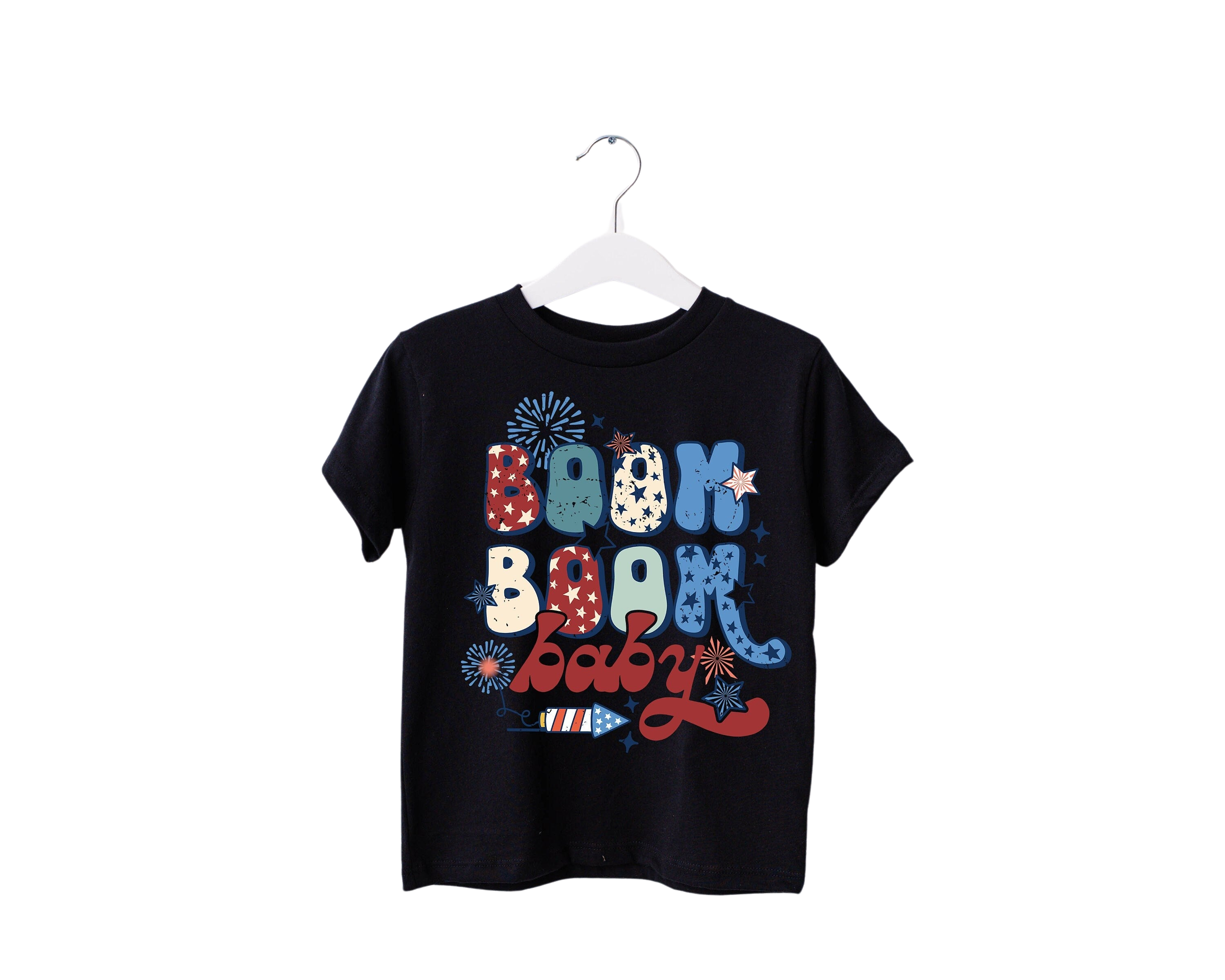 Retro Boom Boom Baby USA shirt, 4th of July, Retro Funny fourth shirt, Youth 4th of July shirt, America Patriotic Shirt, Toddler & Infant