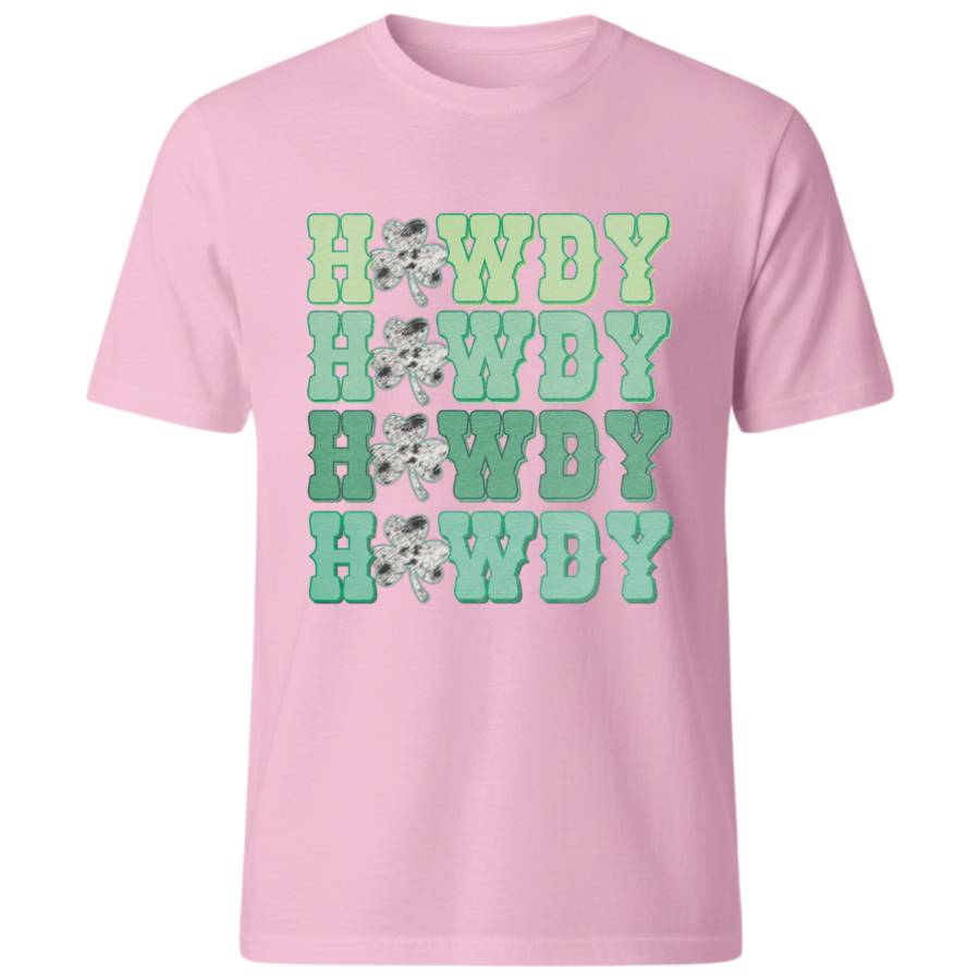 Howdy Shamrock Retro Graphic Tee