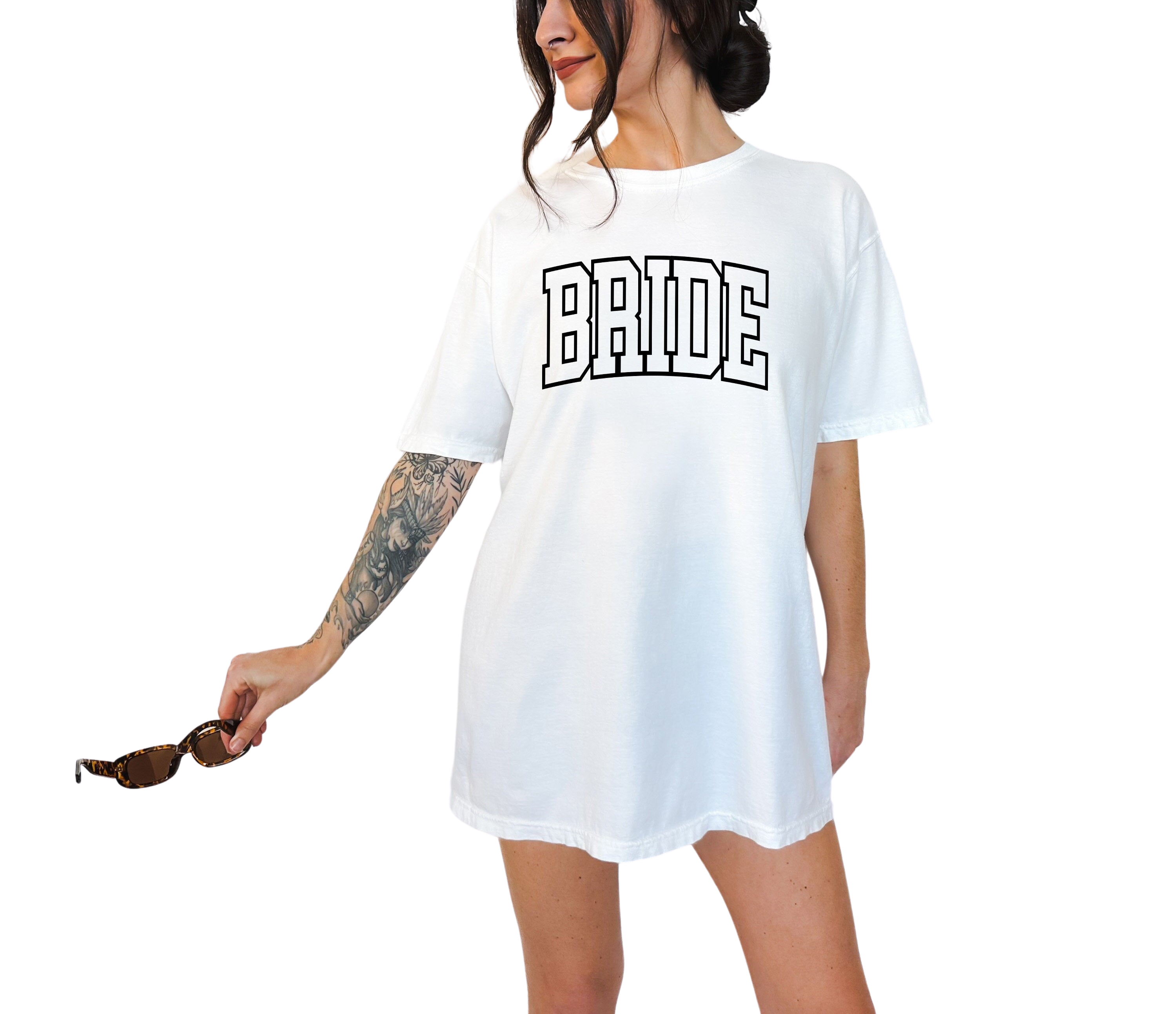 Retro Vintage Washed Shirt, Varsity Bride T Retro Graphic Tee, Bridal Party Shirts, Newly Wed Shirt,