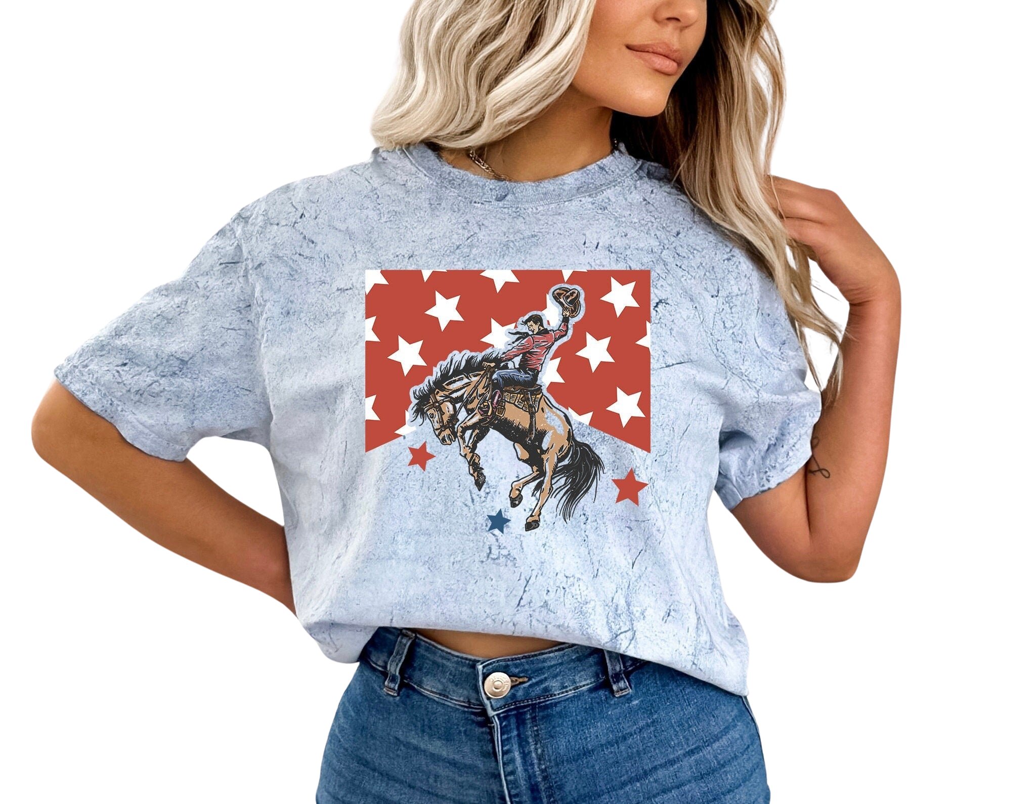 Retro Western USA Tie Dye Vintage Washed shirt,Freedom,vintage fourth shirt, Womens 4th of July