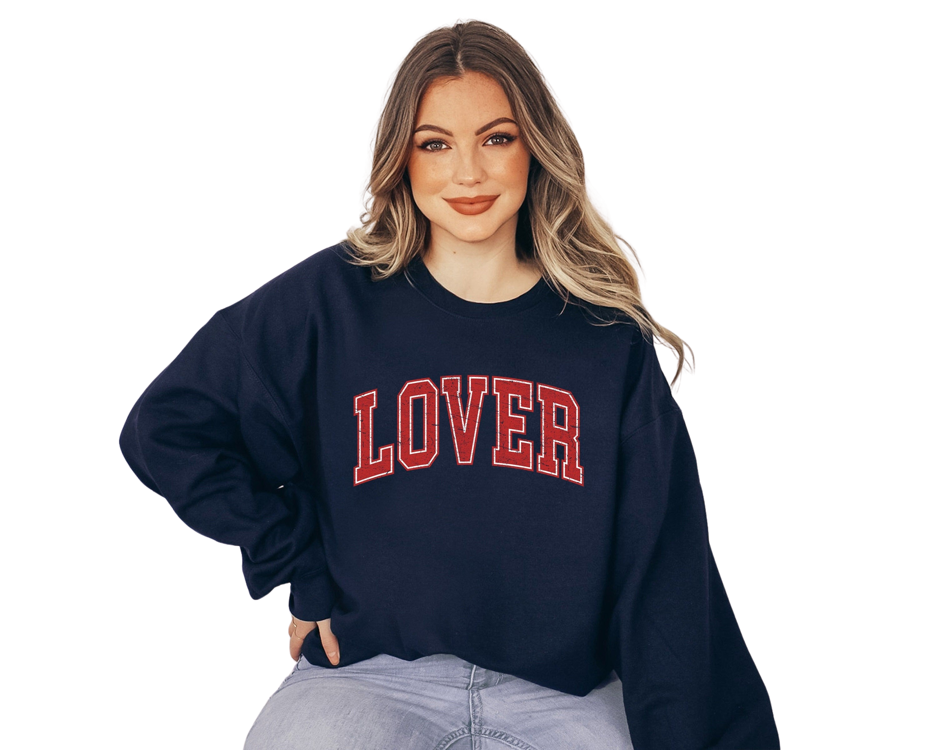 Retro Valentines Sweatshirt, Lover Sweater, Valentines Day, Love Pullover, Womens Valentines