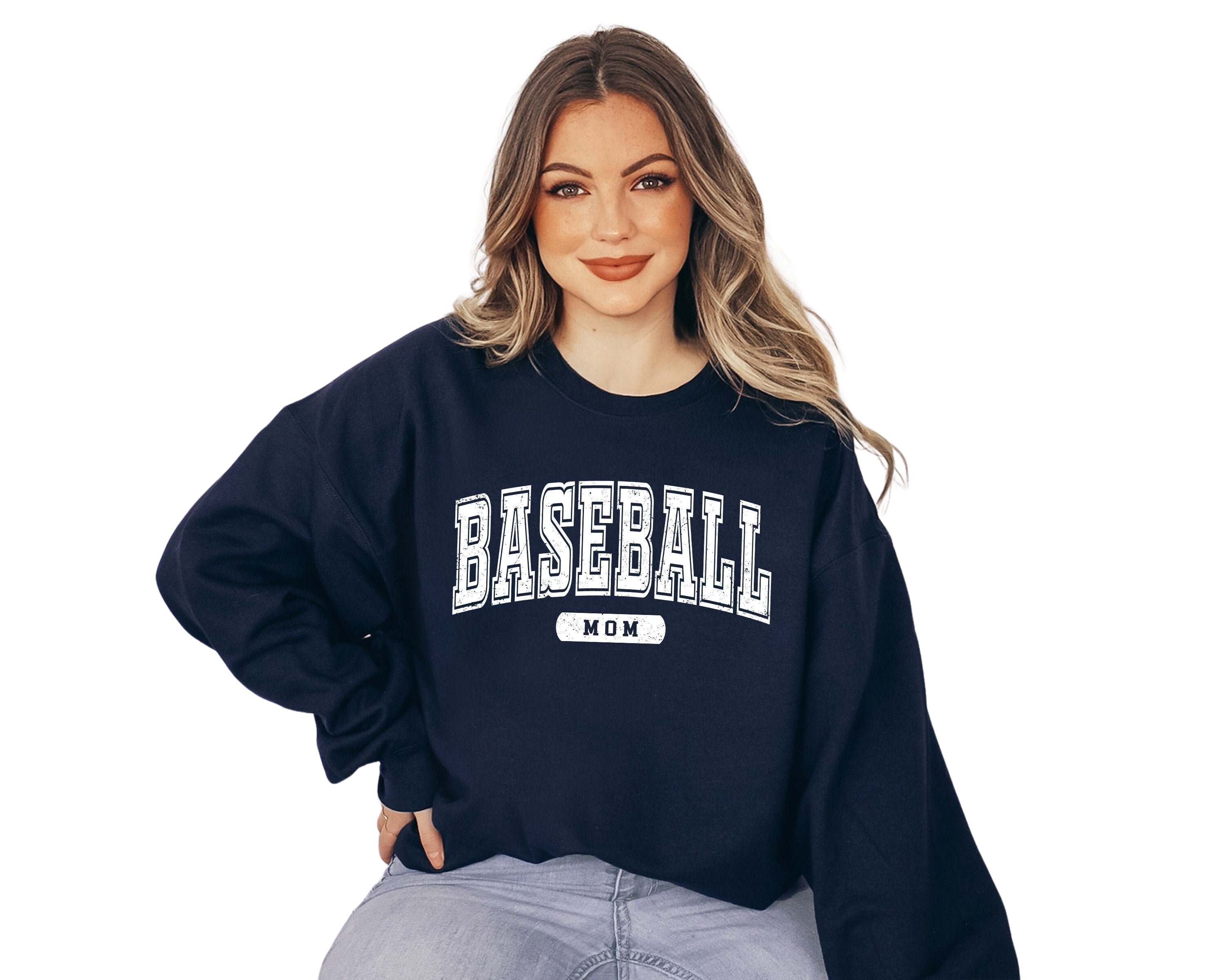 Baseball, Mom Sweatshirt, Baseball Momma Sweater, Sports Mom Sweater, Baseball Parent Pullover,