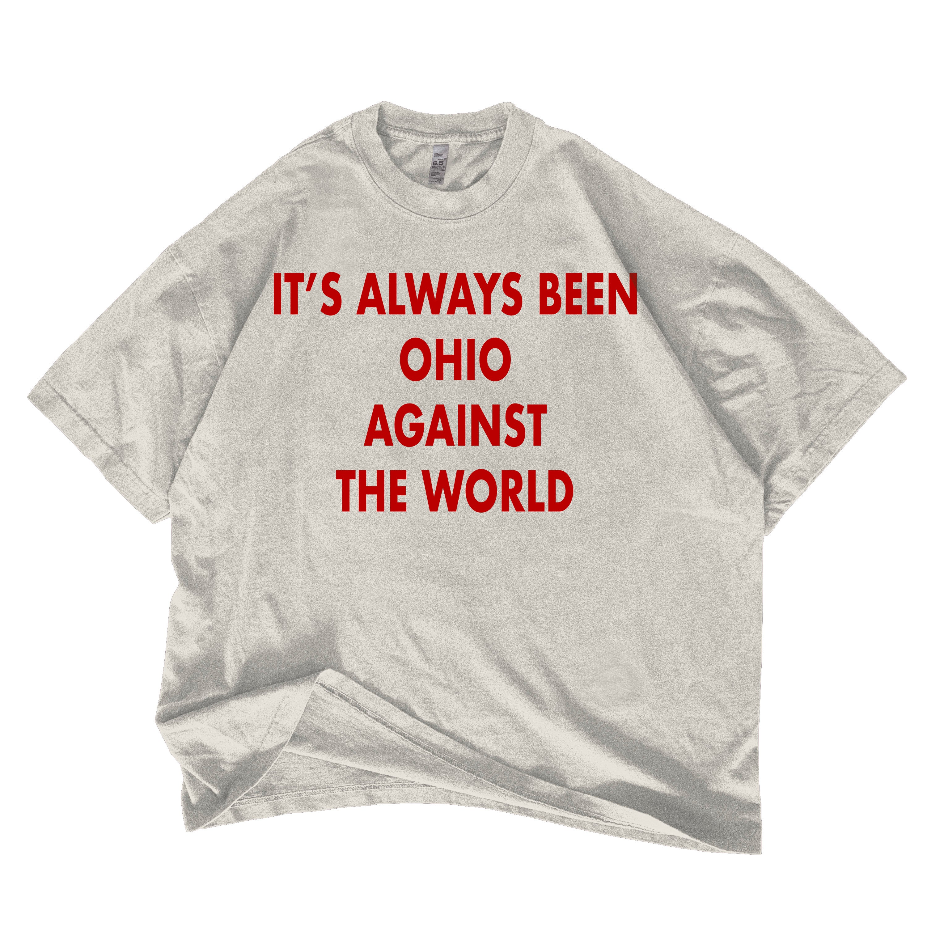 It's Alway's Been Ohio Against The World Oversized Graphic Tee