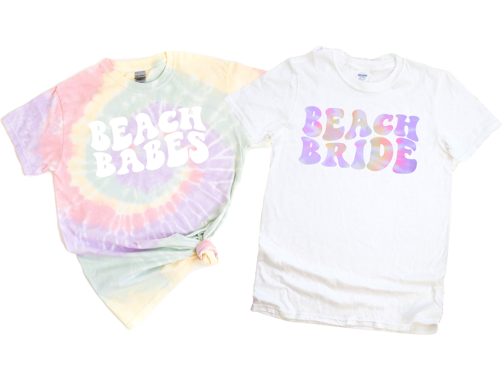 Wavy Beach Babes, Beach Bride Tie Dye, Retro Batch Shirts, Bachelorette Party Shirts, Bachelorette