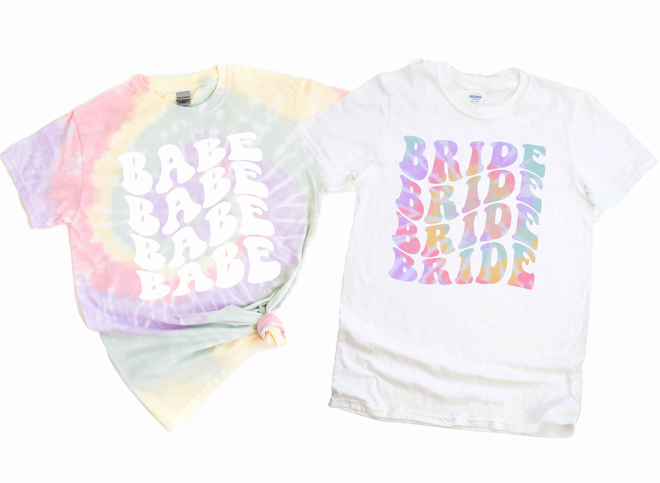 Wavy Bride And Babe, Retro Batch Shirts, Bachelorette Party Shirts, I Do Crew, Bachelorette T-shirt,