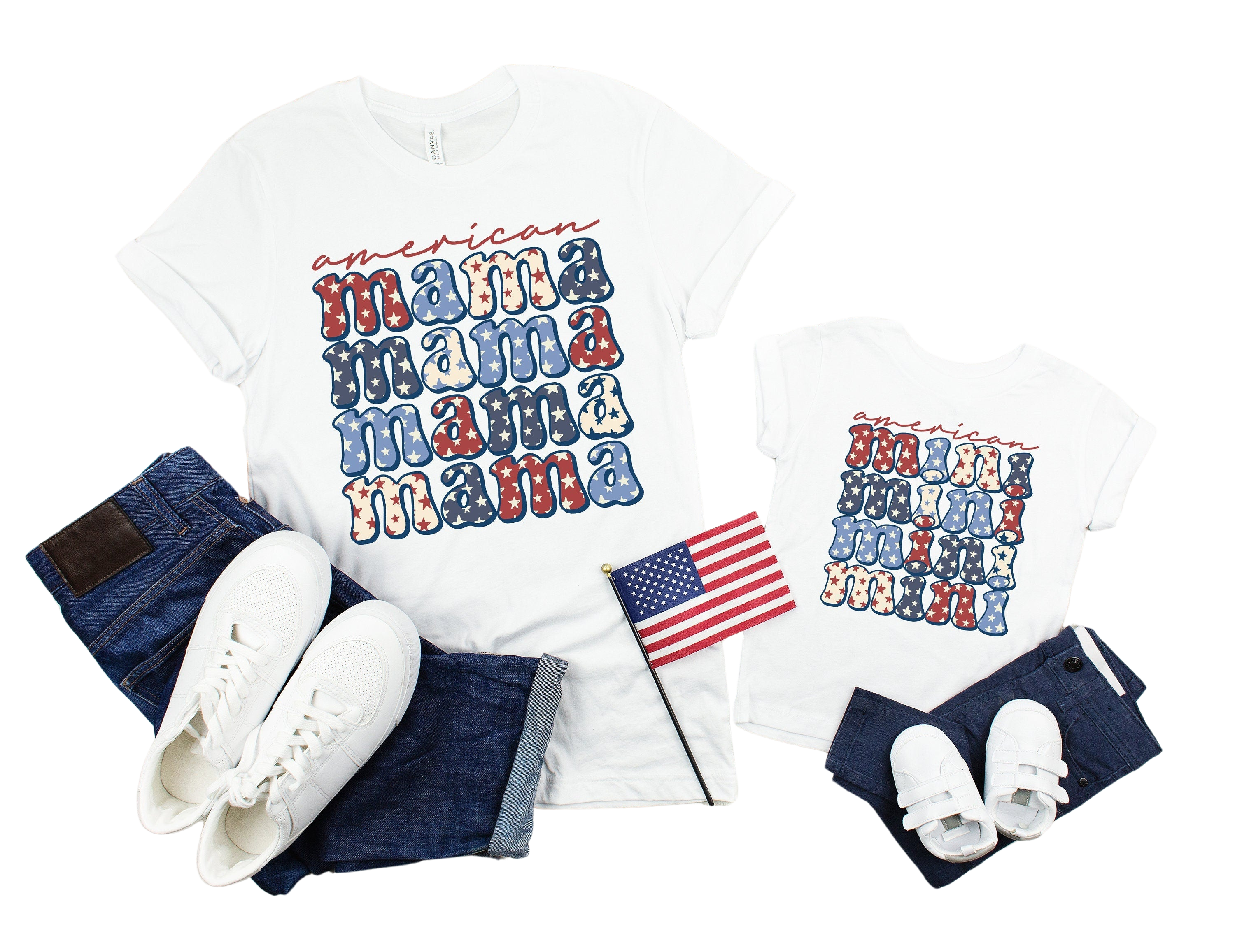 Mommy And Me 4th Of July, Mama And Mini 4th Of July Shirts, Fourth of July Matching Tees, Patriotic Mommy And Me Shirt, 4th Of July Outfit