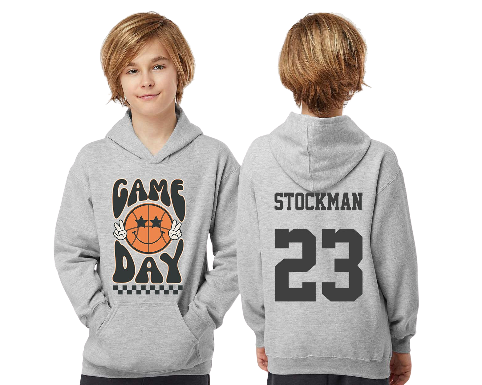 Customized Youth Hoodie, Basketball Player Sweatshirt, Sports Shirt,Biggest Fan, Fan of Basketball, Basketball Kid, Basketball Game Shirt