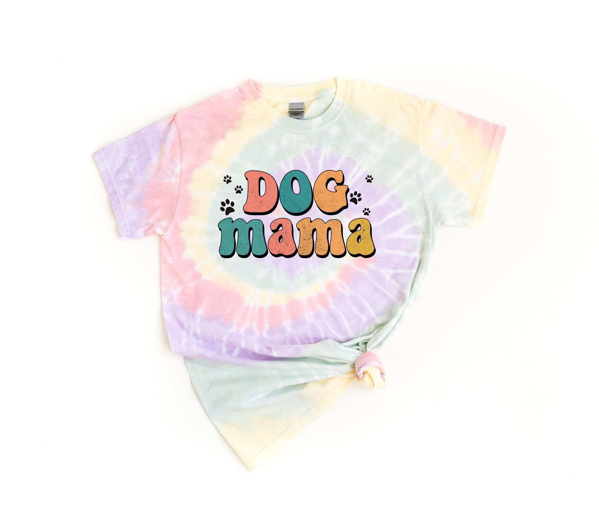 Tie Dye  Tee, Dog Mom Shirt, New Dog Mom Shirt, Proud Puppy Mama, Mothers Day Gift, Golden Retriever