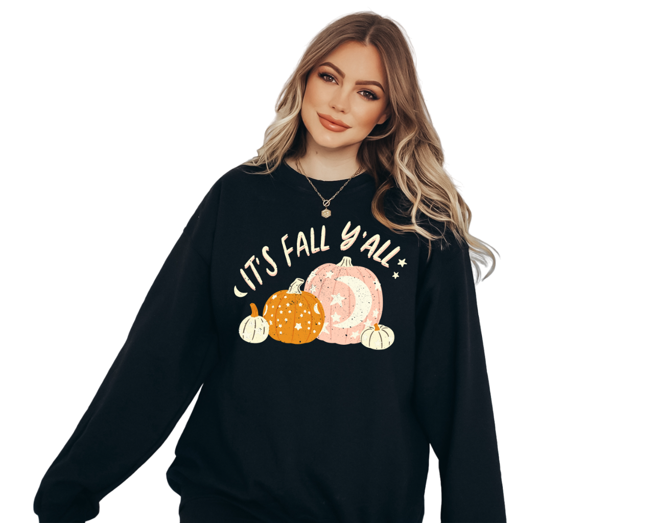 It's Fall Y'all Halloween Sweatshirt, Spooky Mom Shirt, Vintage Sweater, Mama Shirt, Womens Cute