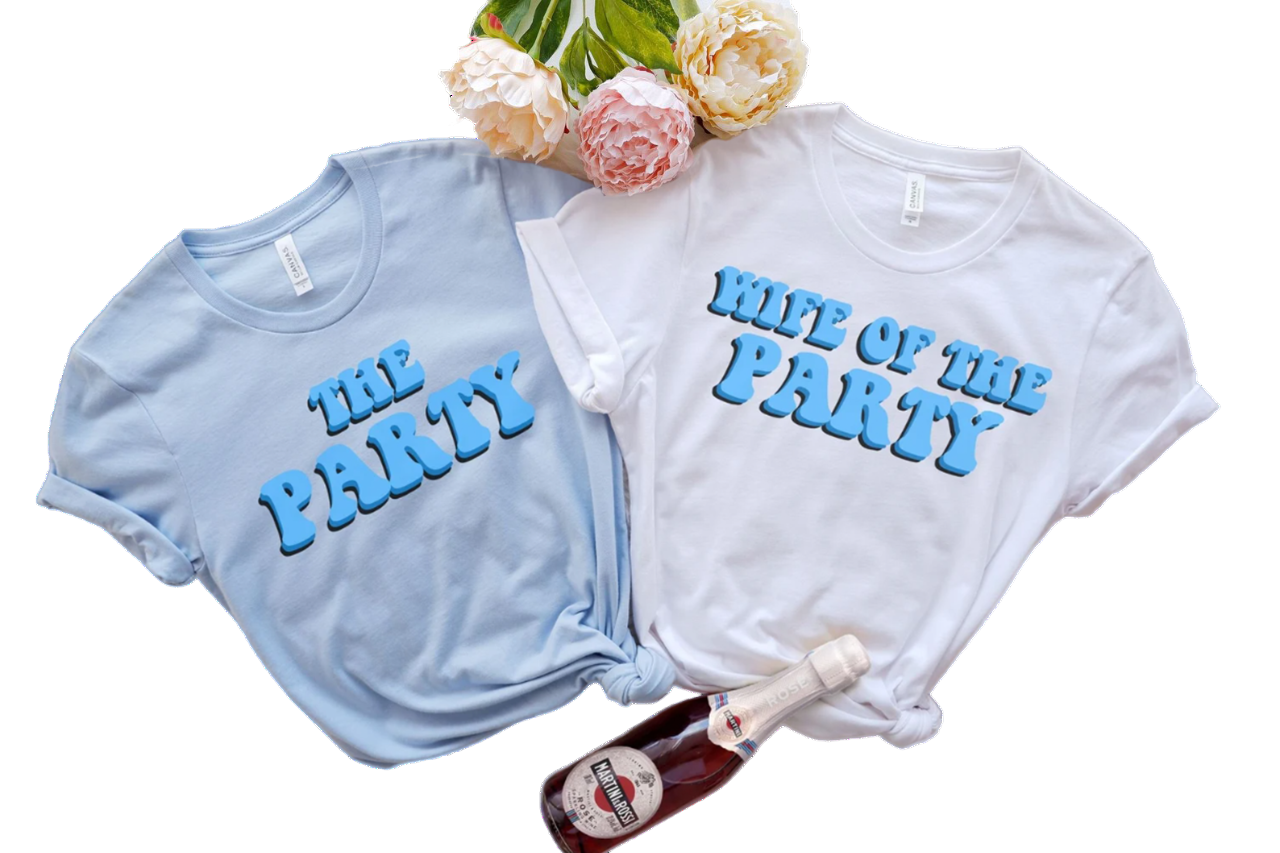 Wife of The Party, The Party, Retro Batch Shirts, Bachelorette Party Shirts, I Do Crew, Bachelorette