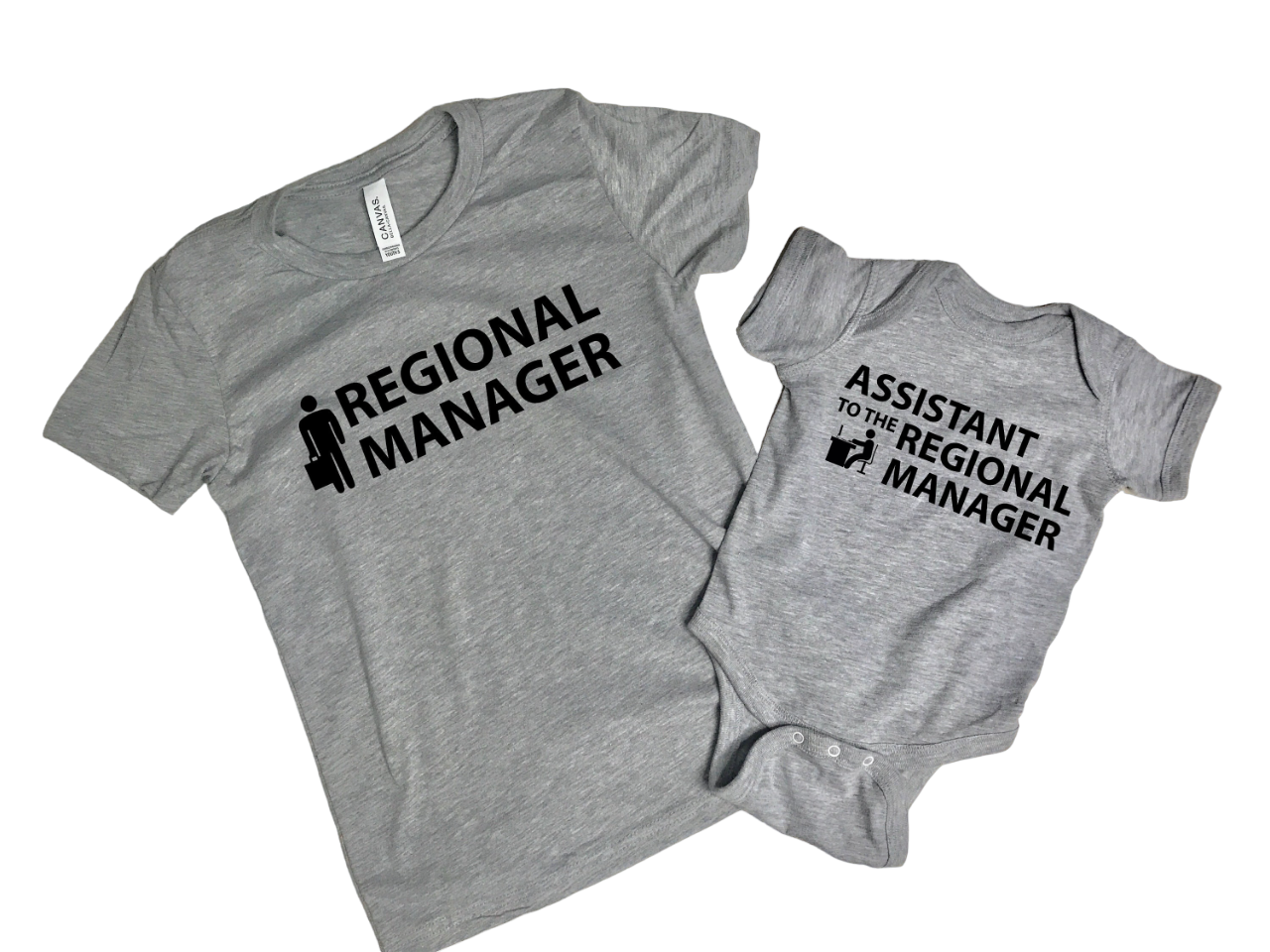 Father Son Matching Shirts | Regional Manager Assistant to the Regional Manager | father son shirts