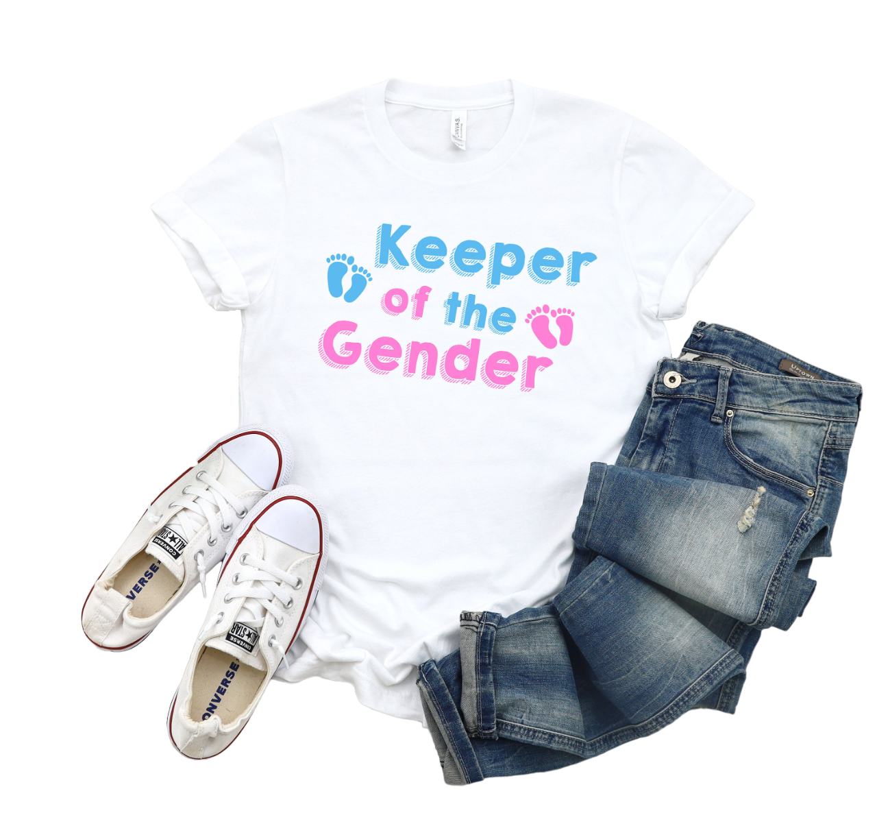 Gender Reveal Shirt, Keeper of the Gender Sweatshirt,  Gender Reveal Party Shirt, Gender Reveal