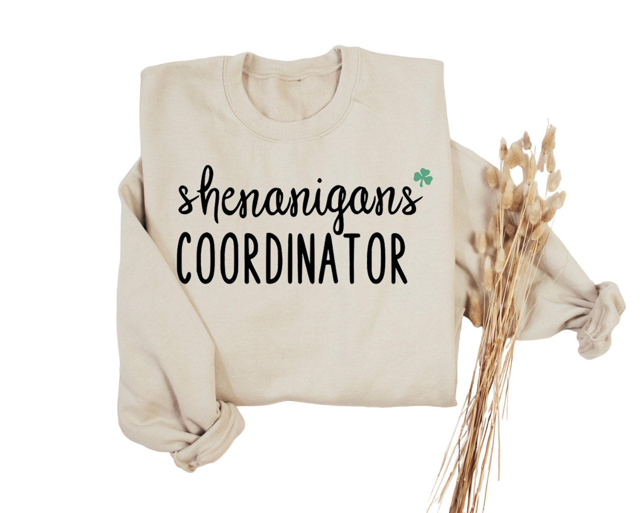 Shenanigans Sweatshirt, Irish Shirt, Shamrock Outfit, St Patrick's Day Lucky Apparel, Lucky Sweat