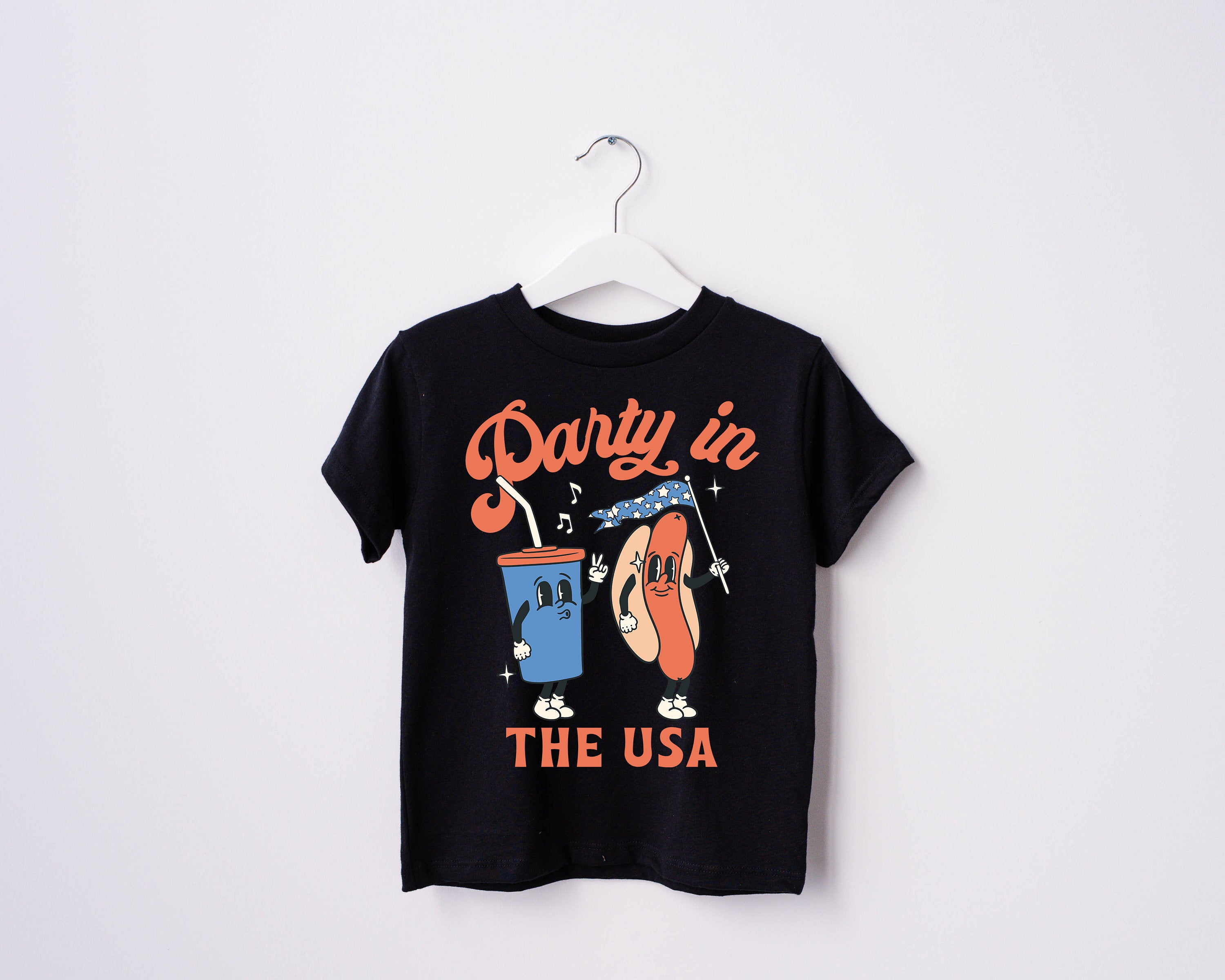 Retro Party in the USA shirt, 4th of July tee, Retro funny fourth shirt, Youth 4th of July shirt, America Patriotic Shirt, Toddler & Infant