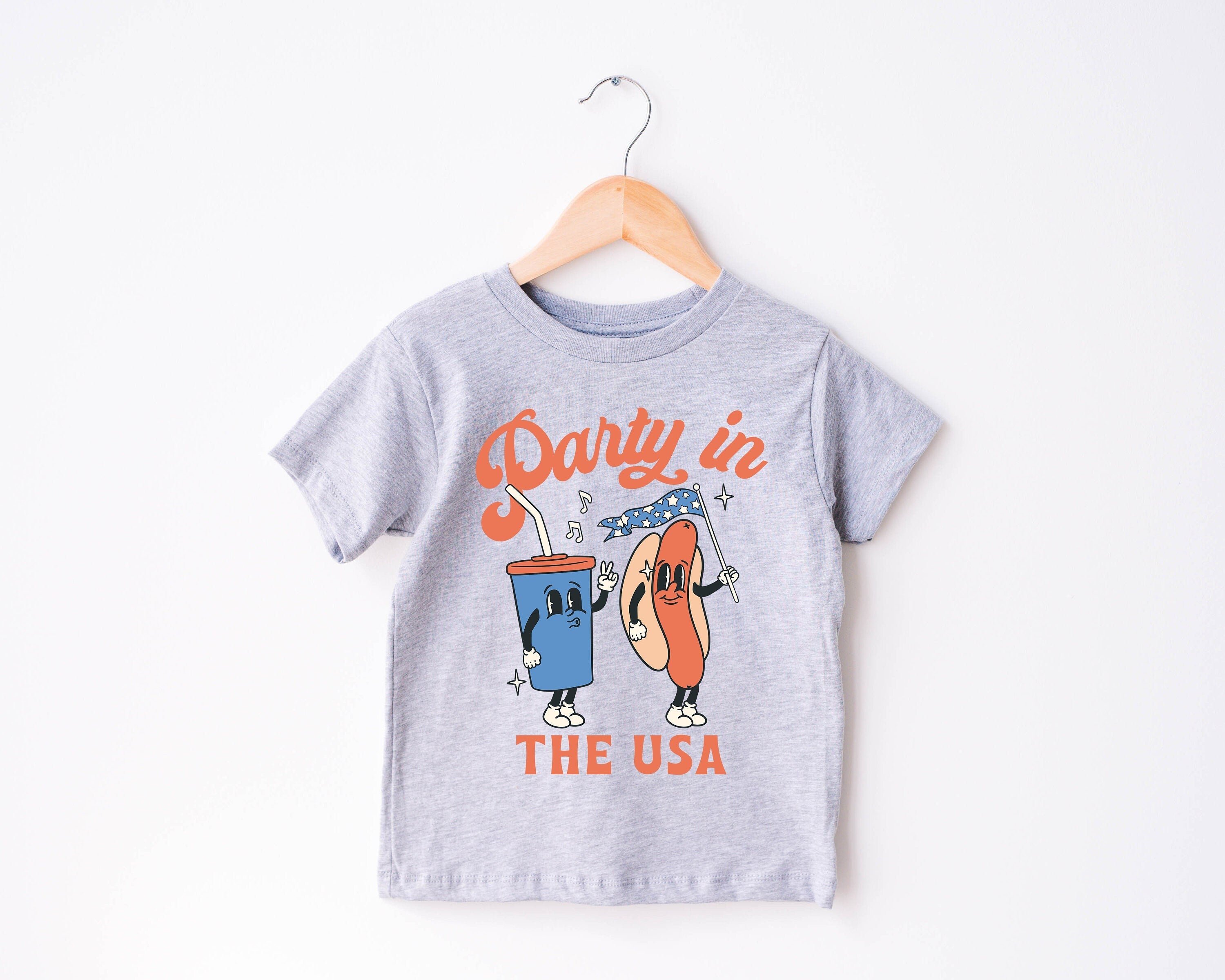 Retro Party in the USA shirt, 4th of July tee, Retro funny fourth shirt, Youth 4th of July shirt, America Patriotic Shirt, Toddler & Infant