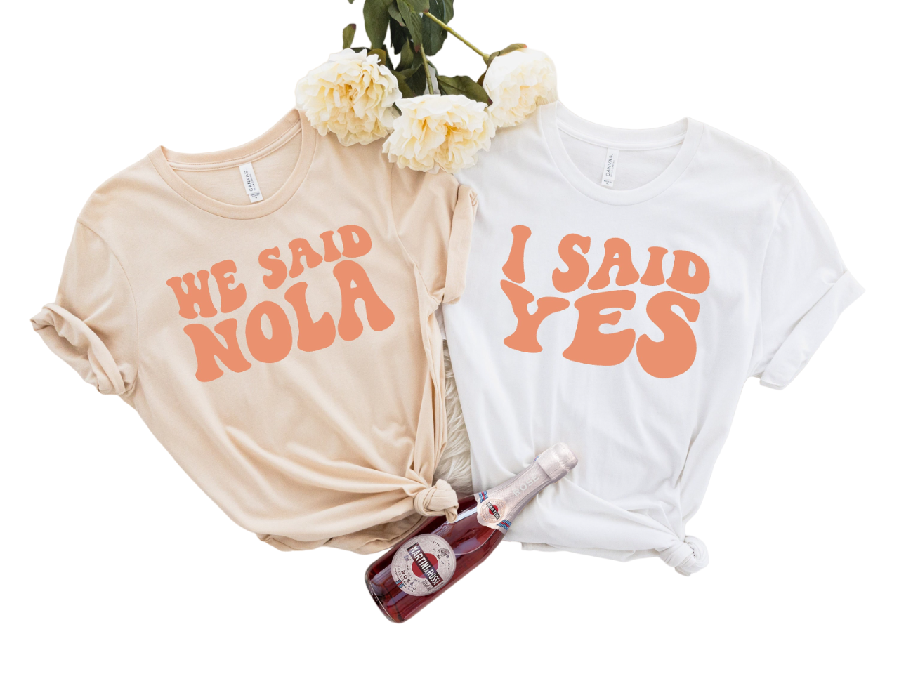 Wavy We Said Nola, I Said Yes Retro Batch Shirts, Bachelorette Party Shirts, Nola Crew, Bachelorette