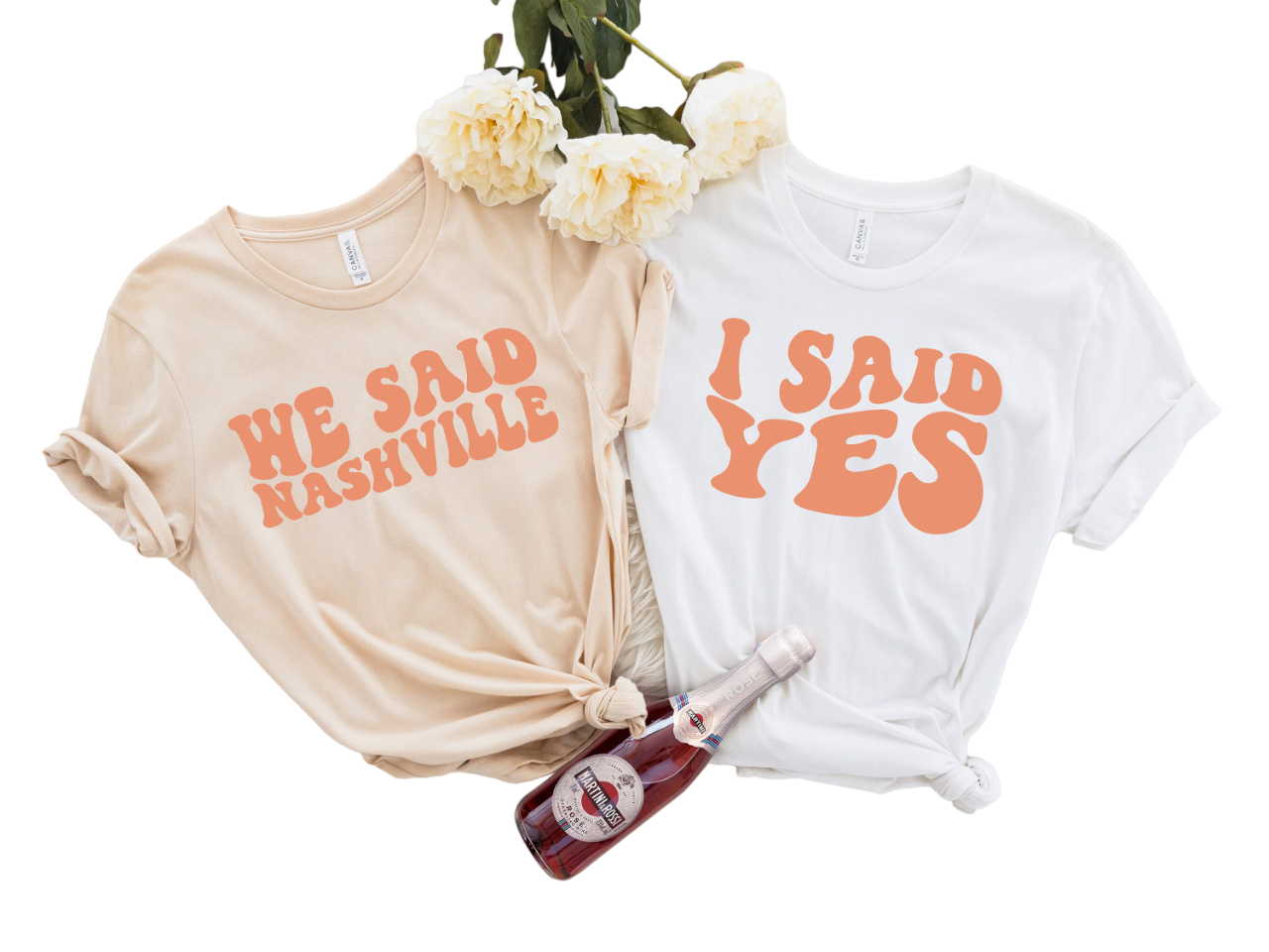 Wavy We Said Nashville, I Said Yes Retro Batch Shirts, Bachelorette Party Shirts, Nash Crew,