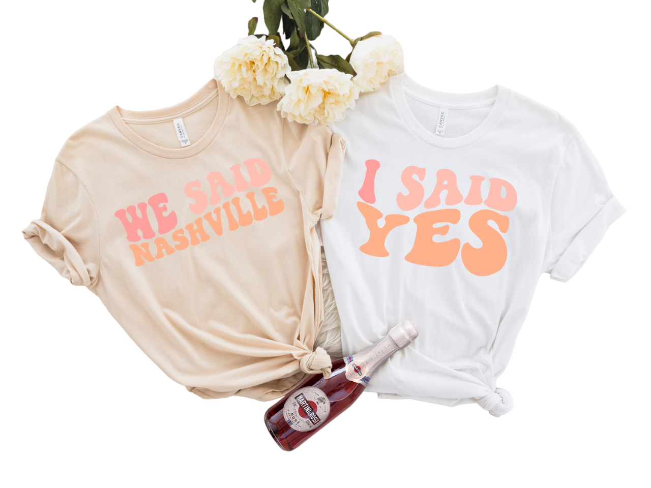 Wavy We Said Nashville, I Said Yes Retro Batch Shirts, Bachelorette Party Shirts, Nash Crew,