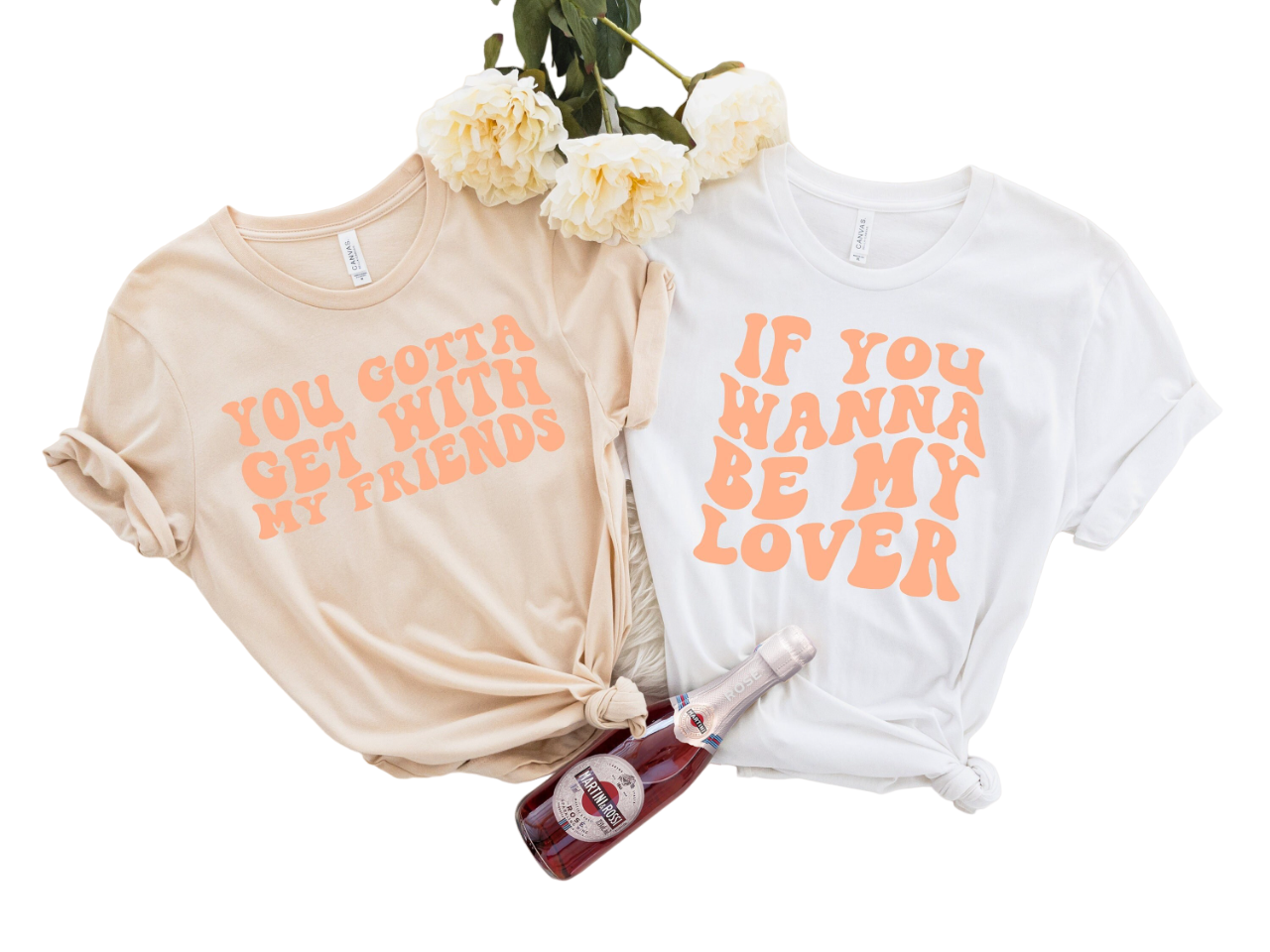 Wavy Lover and Friends, Retro Batch Shirts, Bachelorette Party Shirts, Get With My Friends,