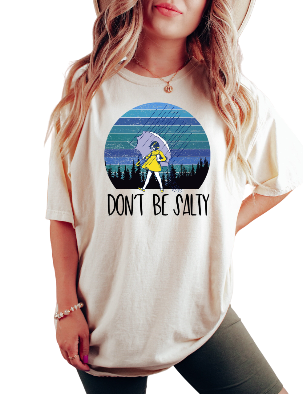 Vintage Washed Shirt, Don't Be A Salty Bitch Shirt, Don't be Salty Shirt, Funny Shirt, Beach Shirt,