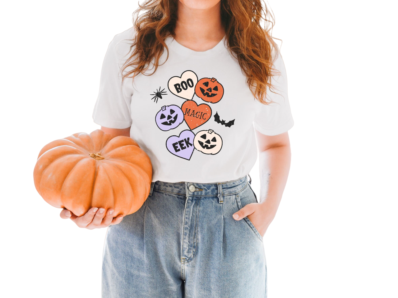 Pumpkins and Bats halloween tee, spooky mama halloween mom shirt, scary trick or treat, Boo shirt,