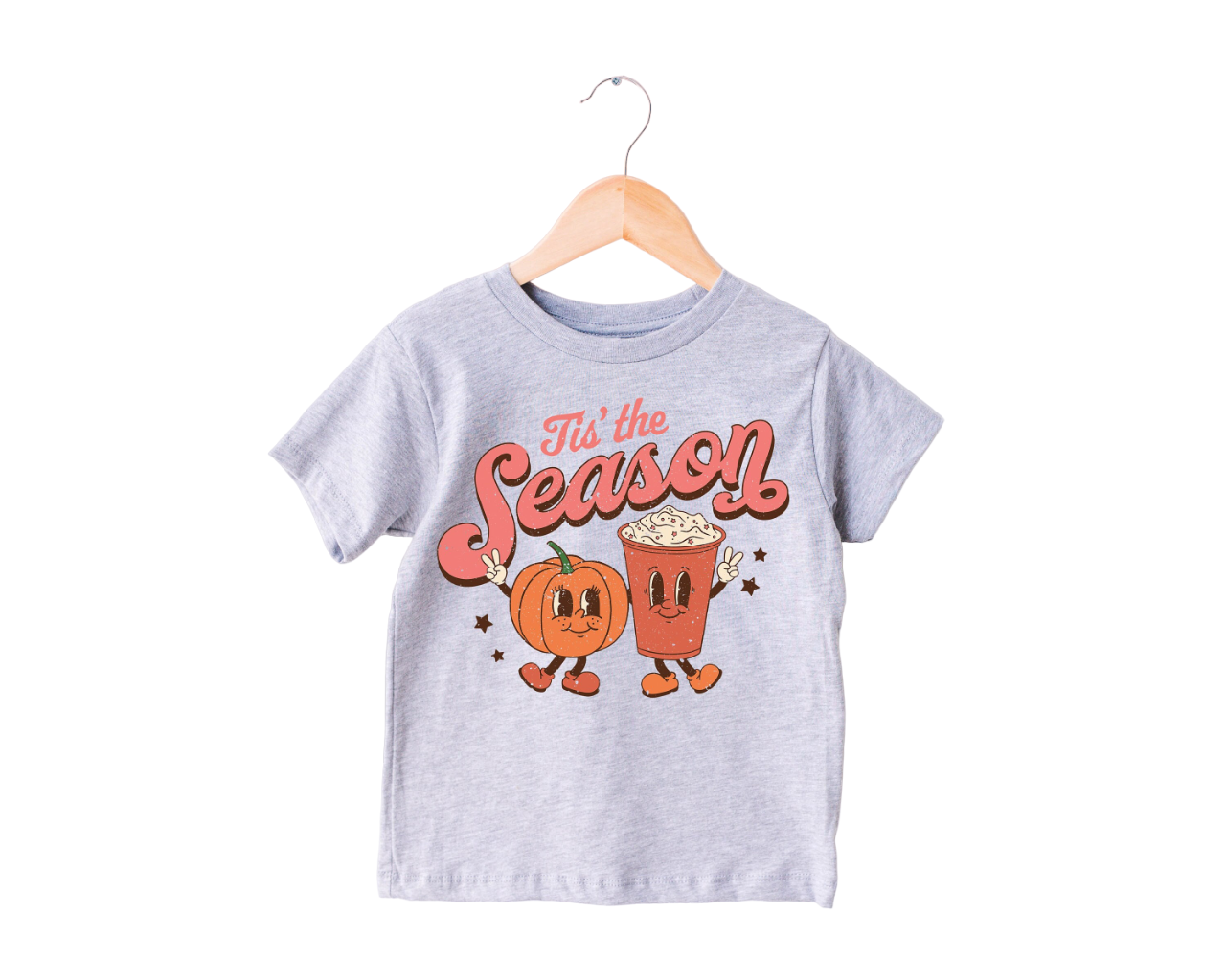 Pumpkin Season Toddler Shirt, Cute Fall Girls Shirt, Toddler Youth Fall Tee, Retro Boho Cute Vintage