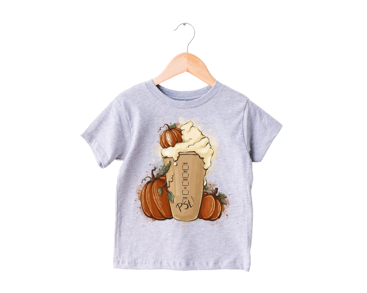 Fall Pumpkin Spice Latte Halloween, Pumpkin Season Toddler Tee, Cute Fall Girls Shirt, Toddler Youth