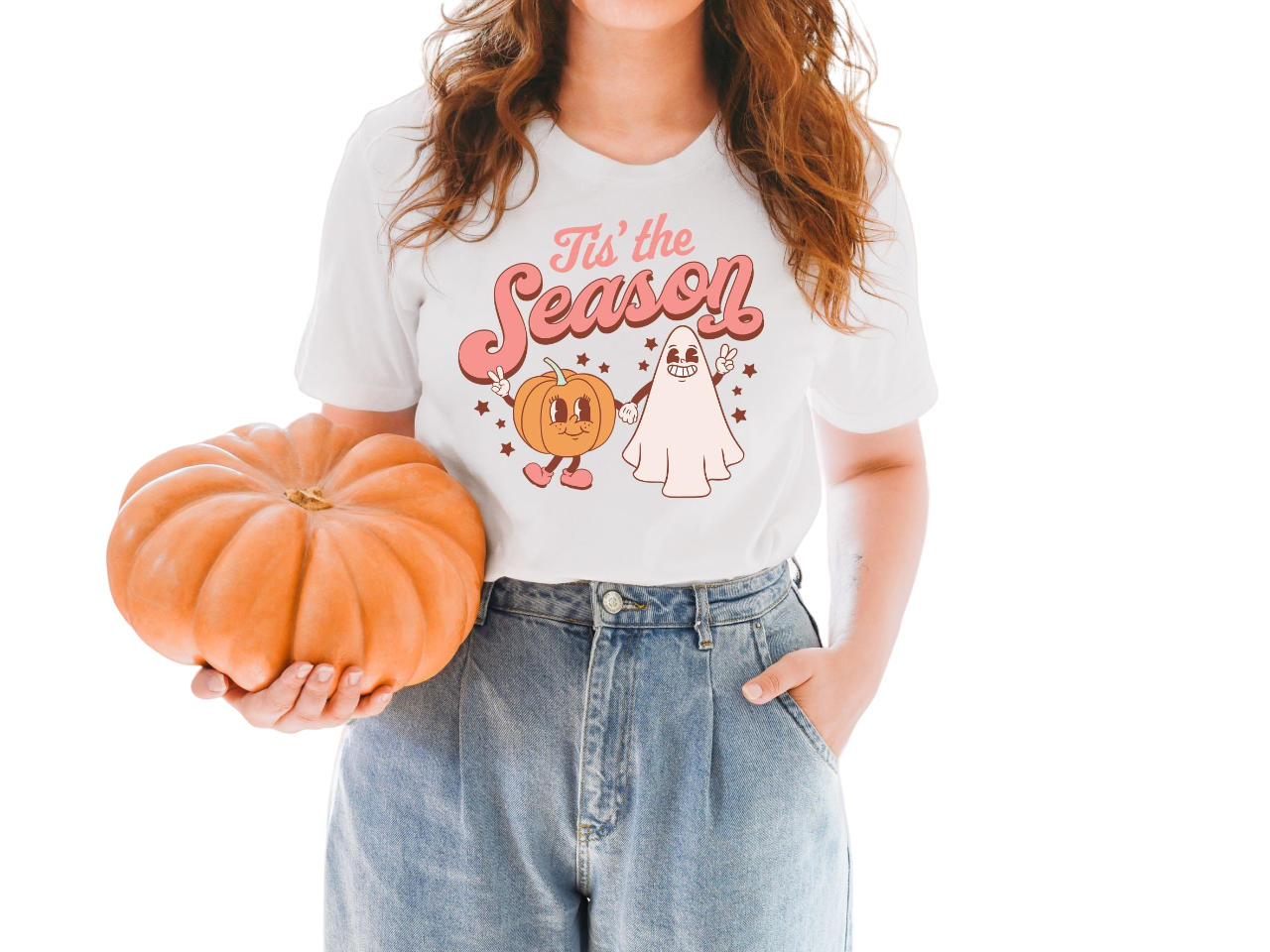 Tis The Season Halloween Sweatshirt, Spooky Mom Shirt, Vintage Sweater, Mama Shirt, Womens Cute